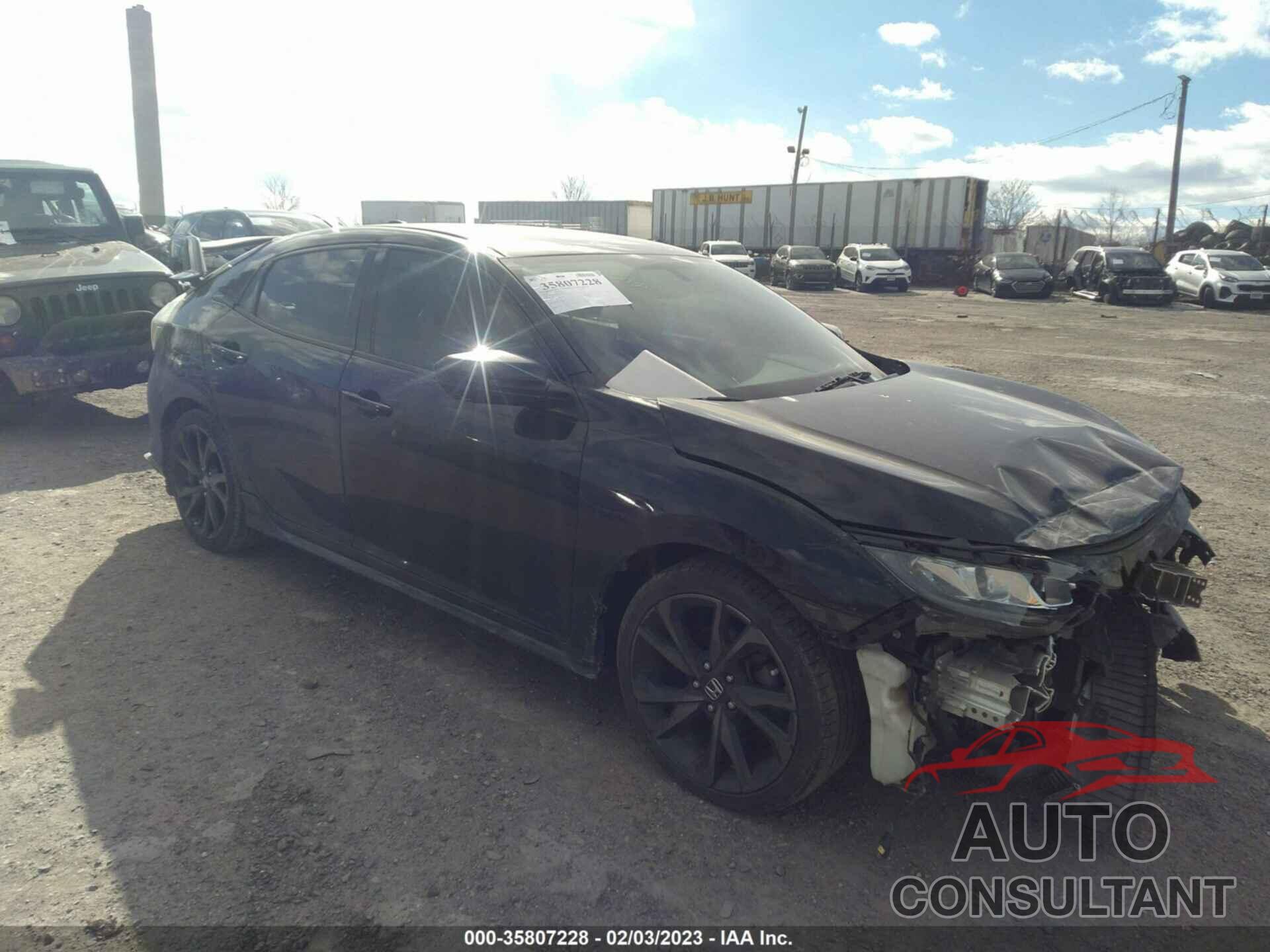HONDA CIVIC HATCHBACK 2018 - SHHFK7H47JU411689