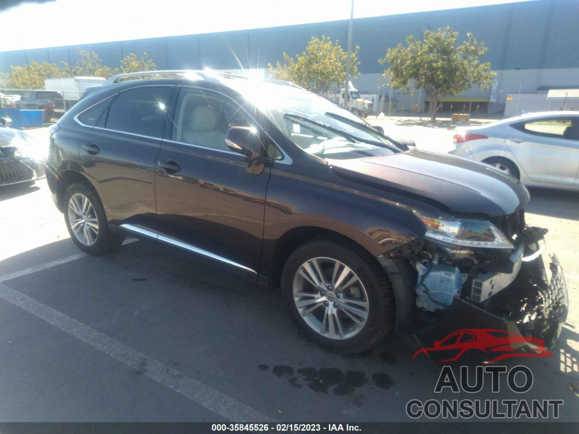 LEXUS RX 350 2015 - JTJBK1BA4F2474414