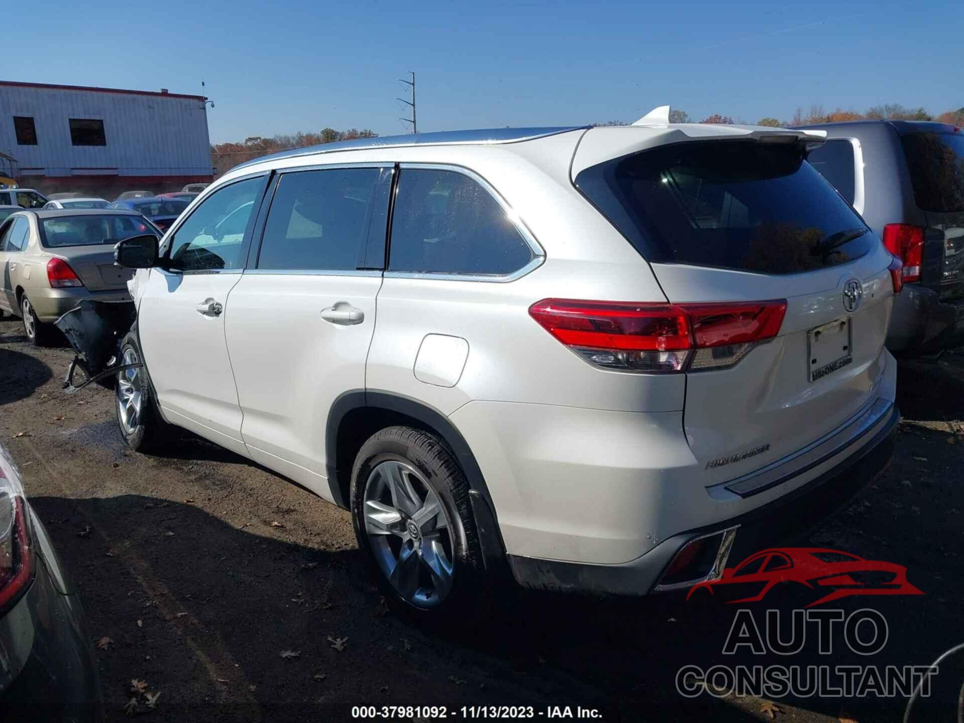 TOYOTA HIGHLANDER 2017 - 5TDDZRFH2HS369315