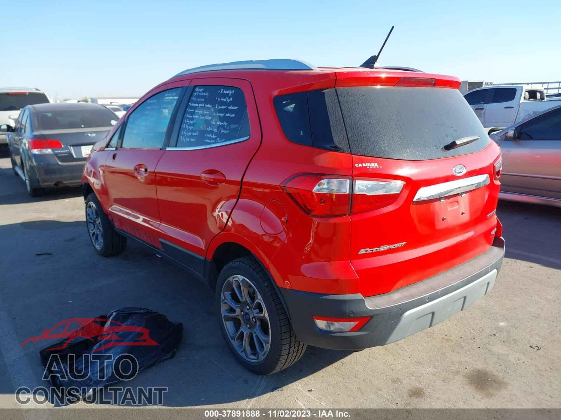 FORD ECOSPORT 2020 - MAJ6S3KLXLC322716