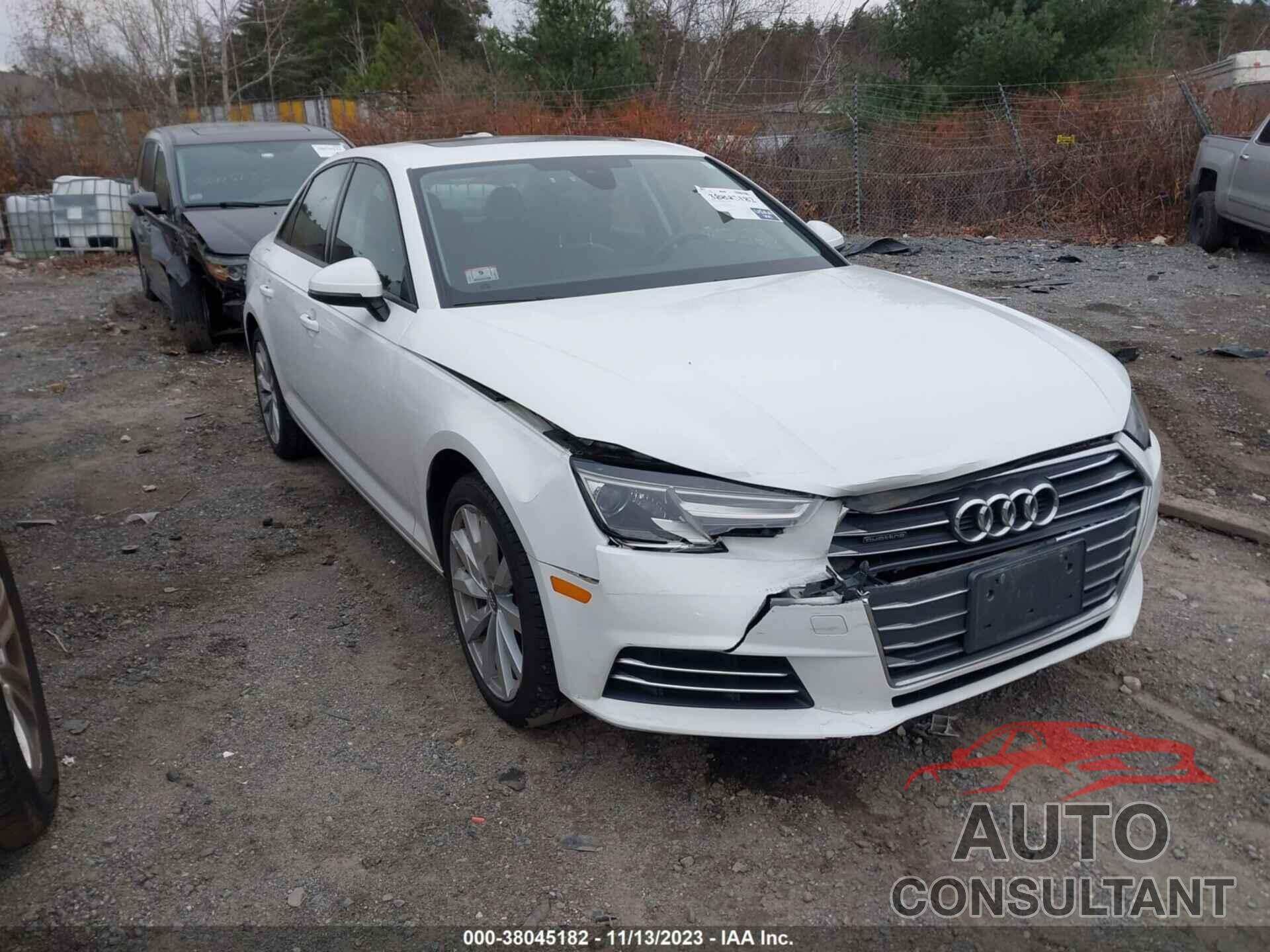 AUDI A4 2017 - WAUANAF46HN064013