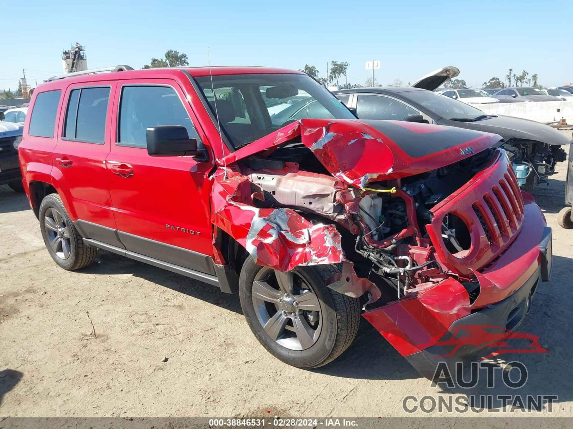 JEEP PATRIOT 2016 - 1C4NJPBAXGD770226