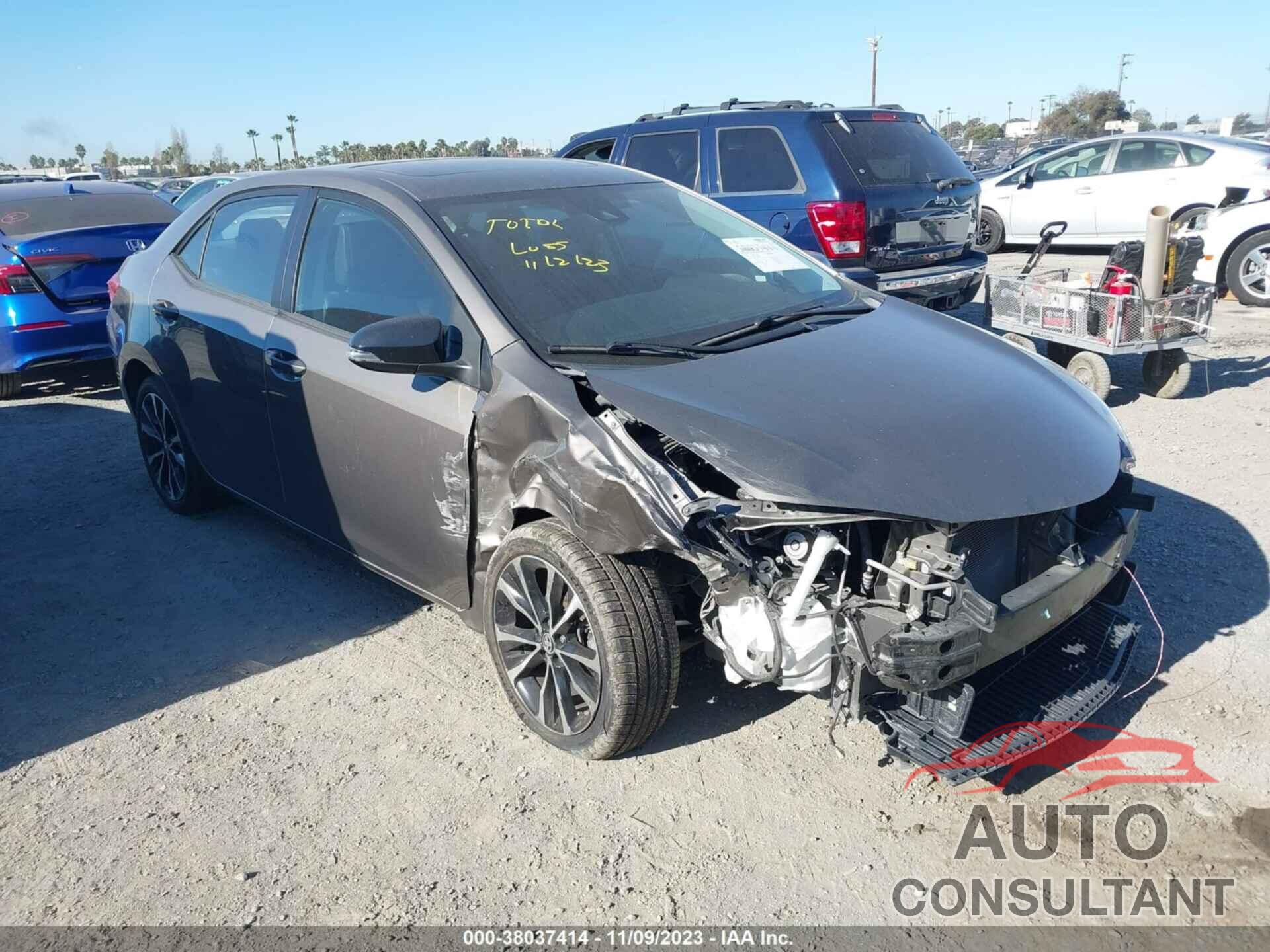 TOYOTA COROLLA 2019 - 2T1BURHE7KC128830