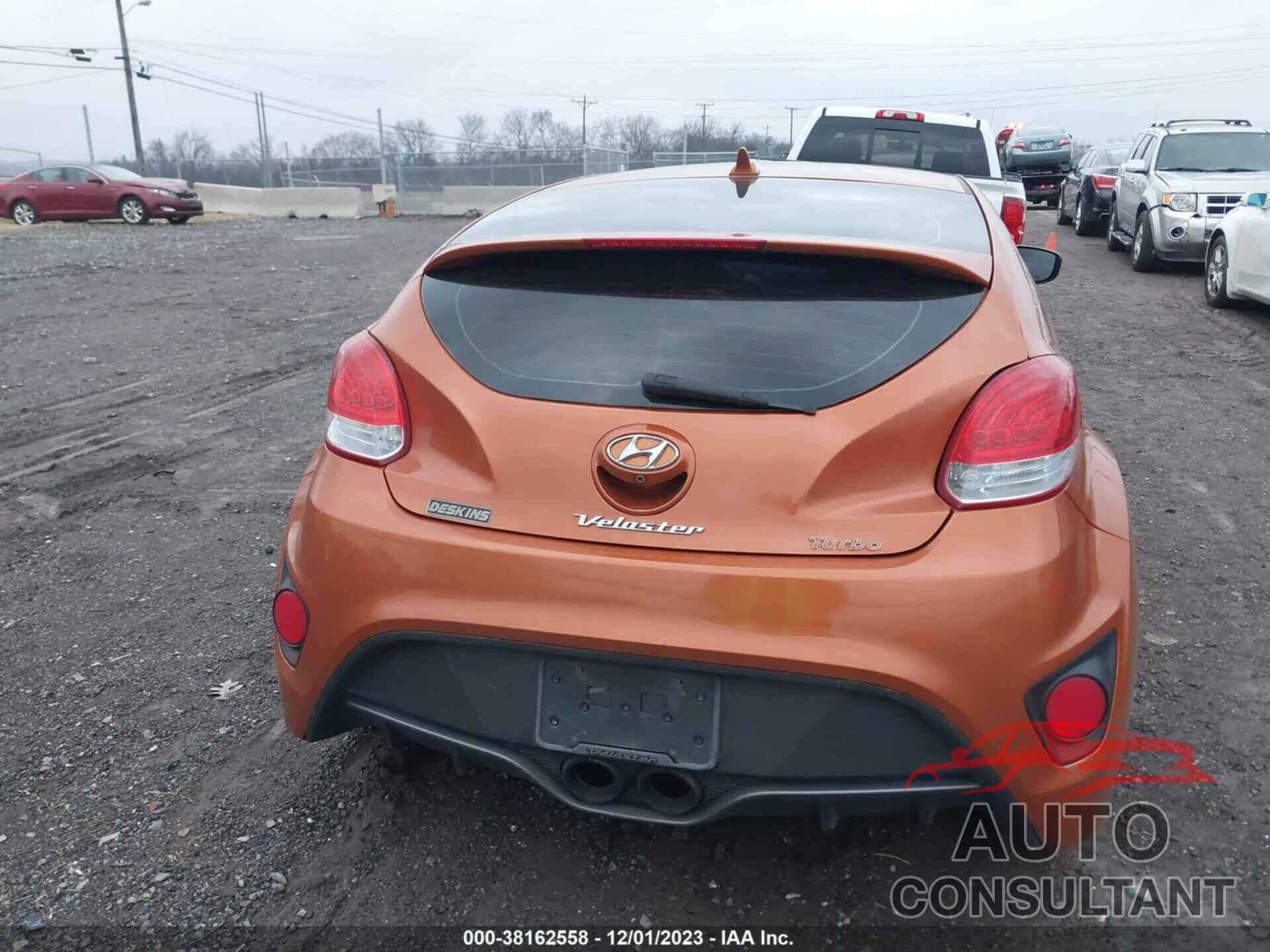 HYUNDAI VELOSTER 2016 - KMHTC6AEXGU285113