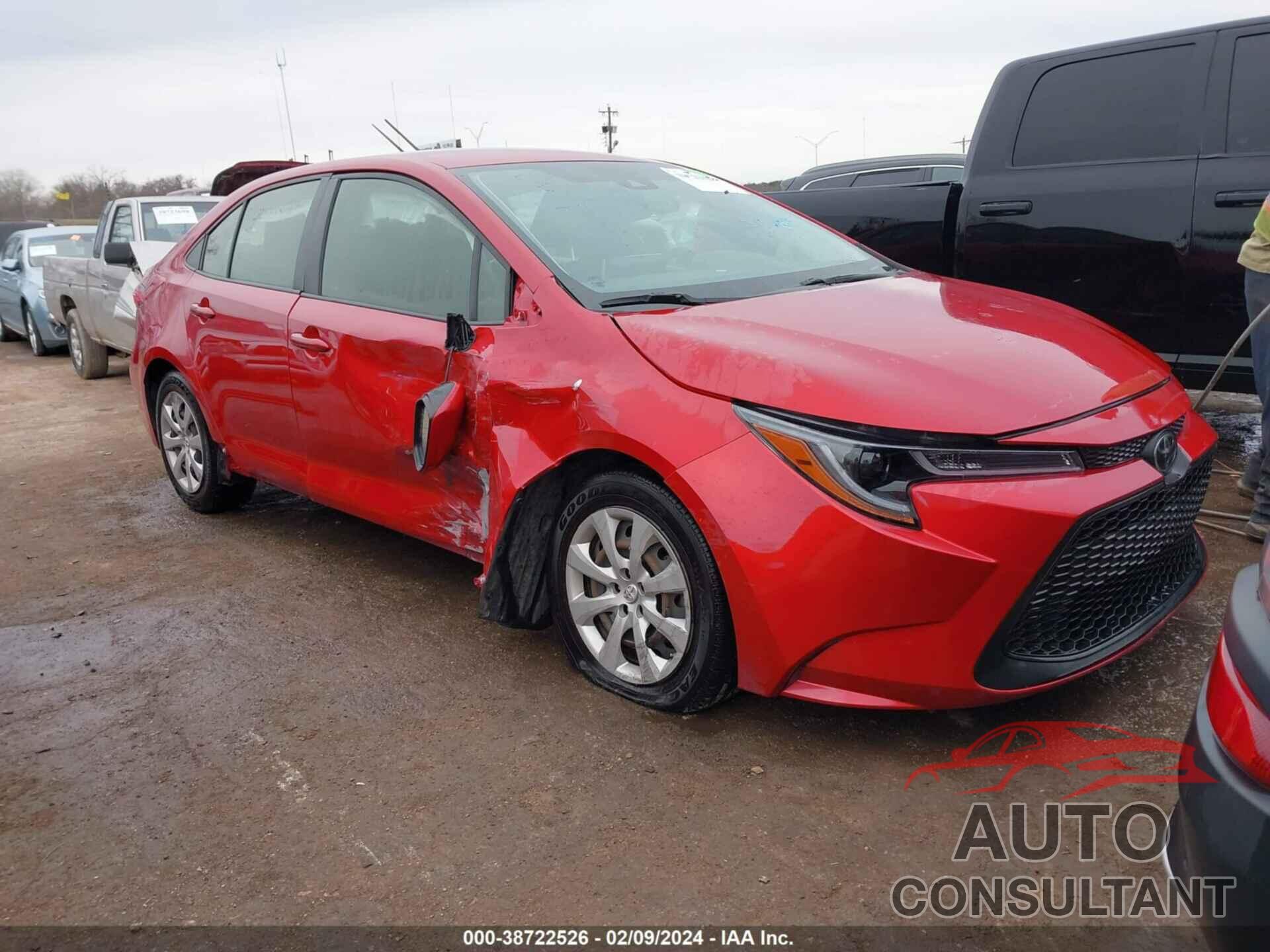 TOYOTA COROLLA 2020 - JTDEPRAE5LJ064291