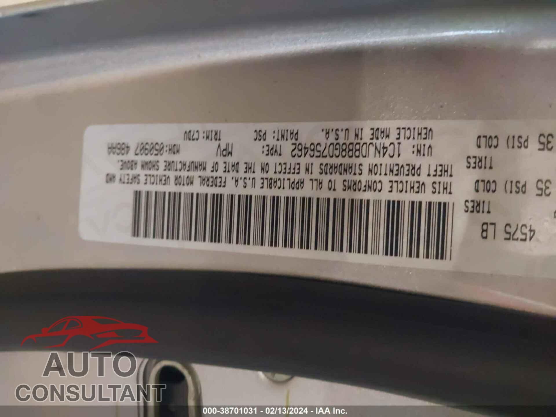 JEEP COMPASS 2016 - 1C4NJDBB8GD756462