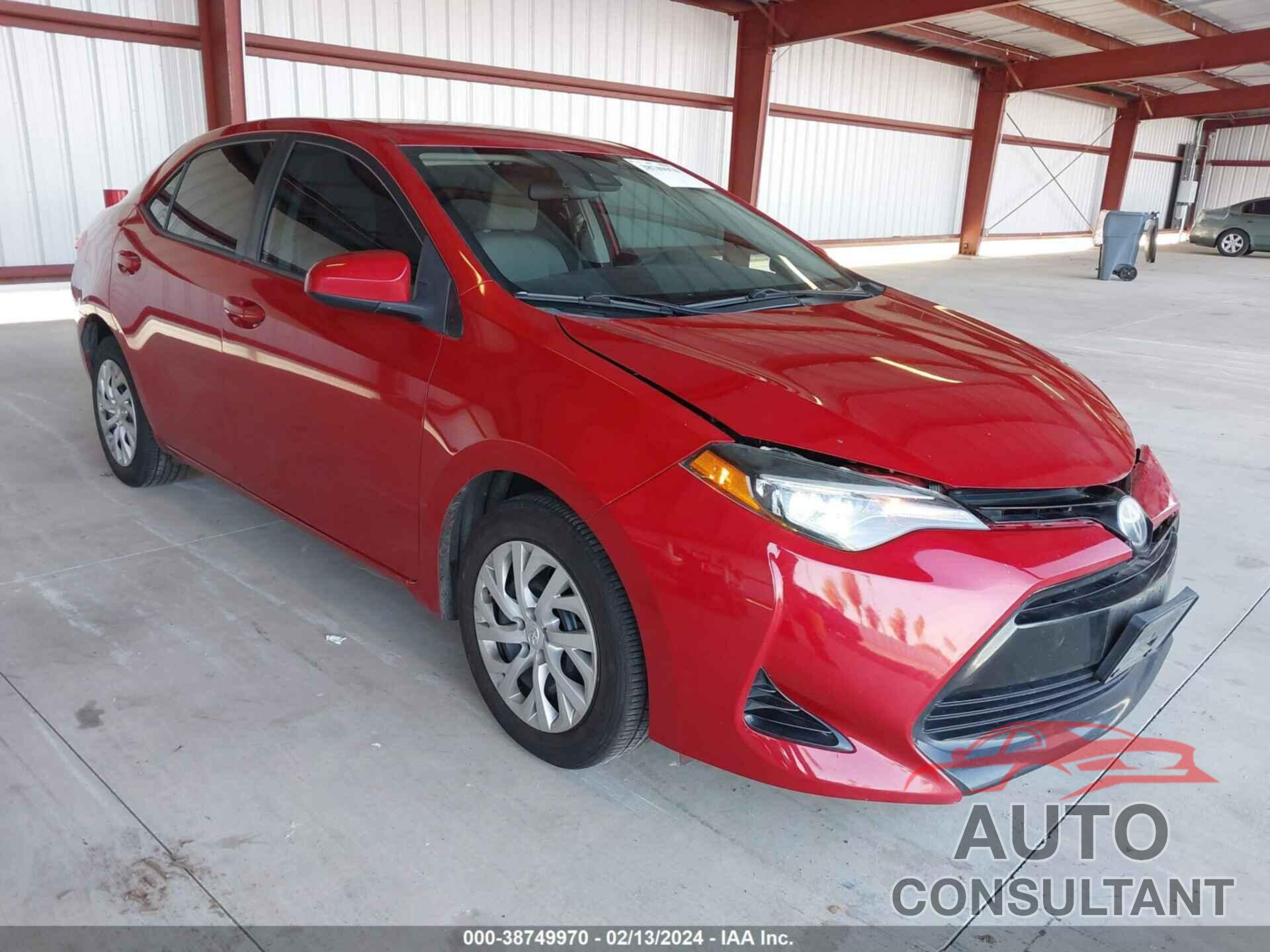 TOYOTA COROLLA 2017 - 5YFBURHE5HP688581