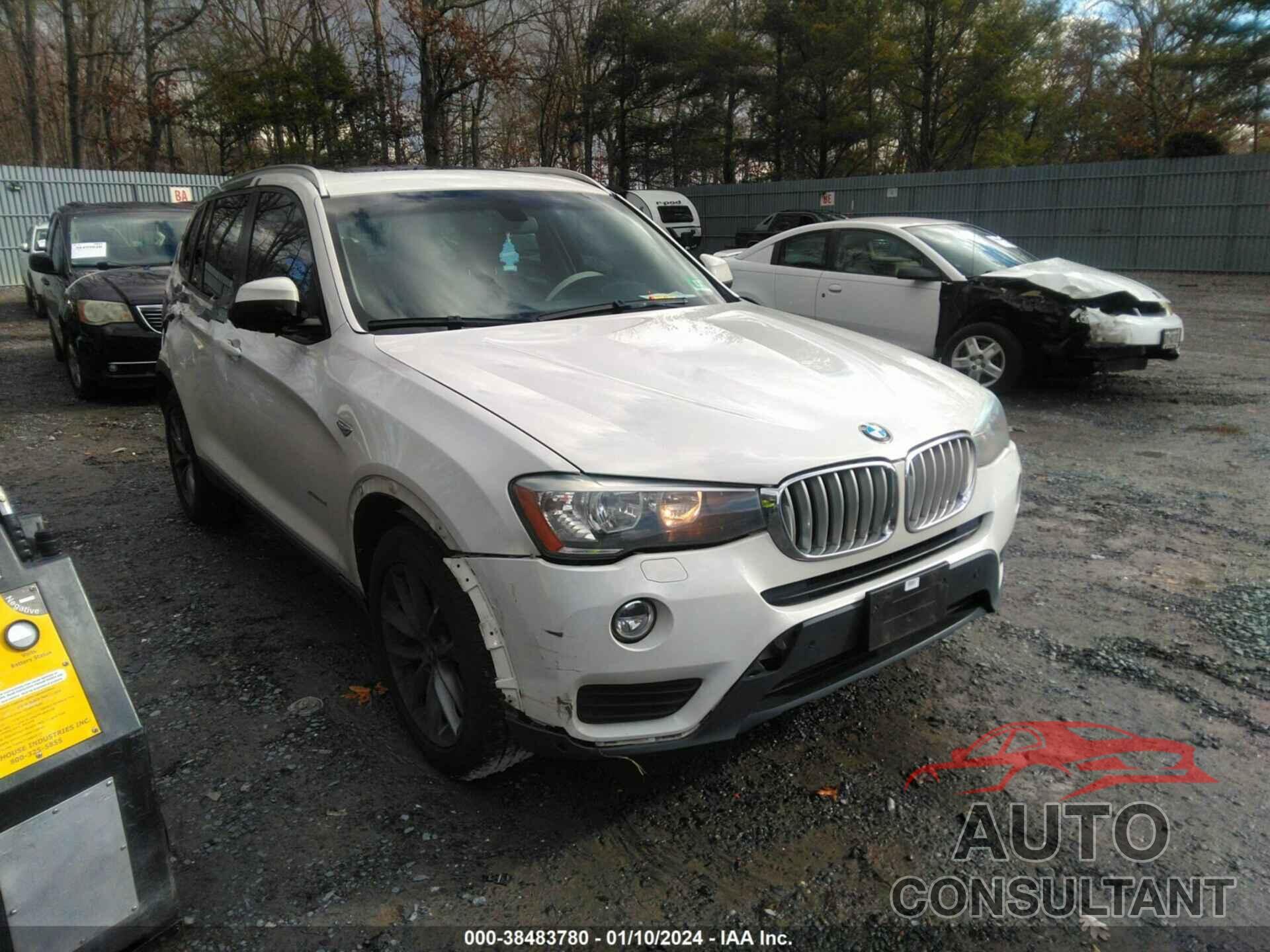 BMW X3 2016 - 5UXWX9C54G0D86726