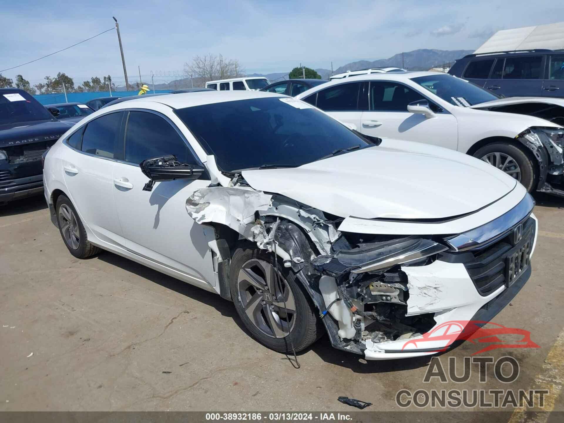 HONDA INSIGHT 2019 - 19XZE4F54KE016554