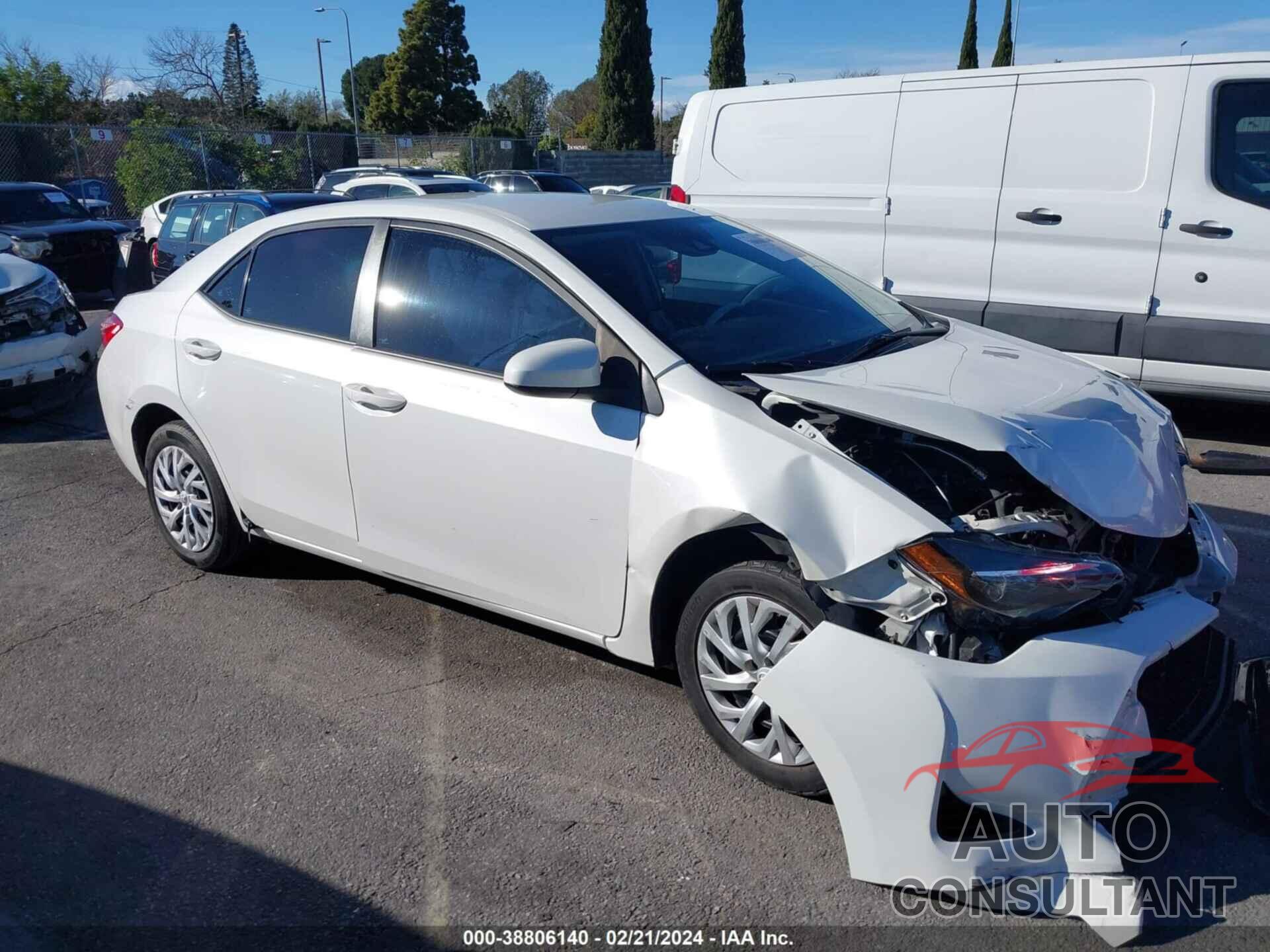 TOYOTA COROLLA 2019 - 5YFBURHE9KP893733