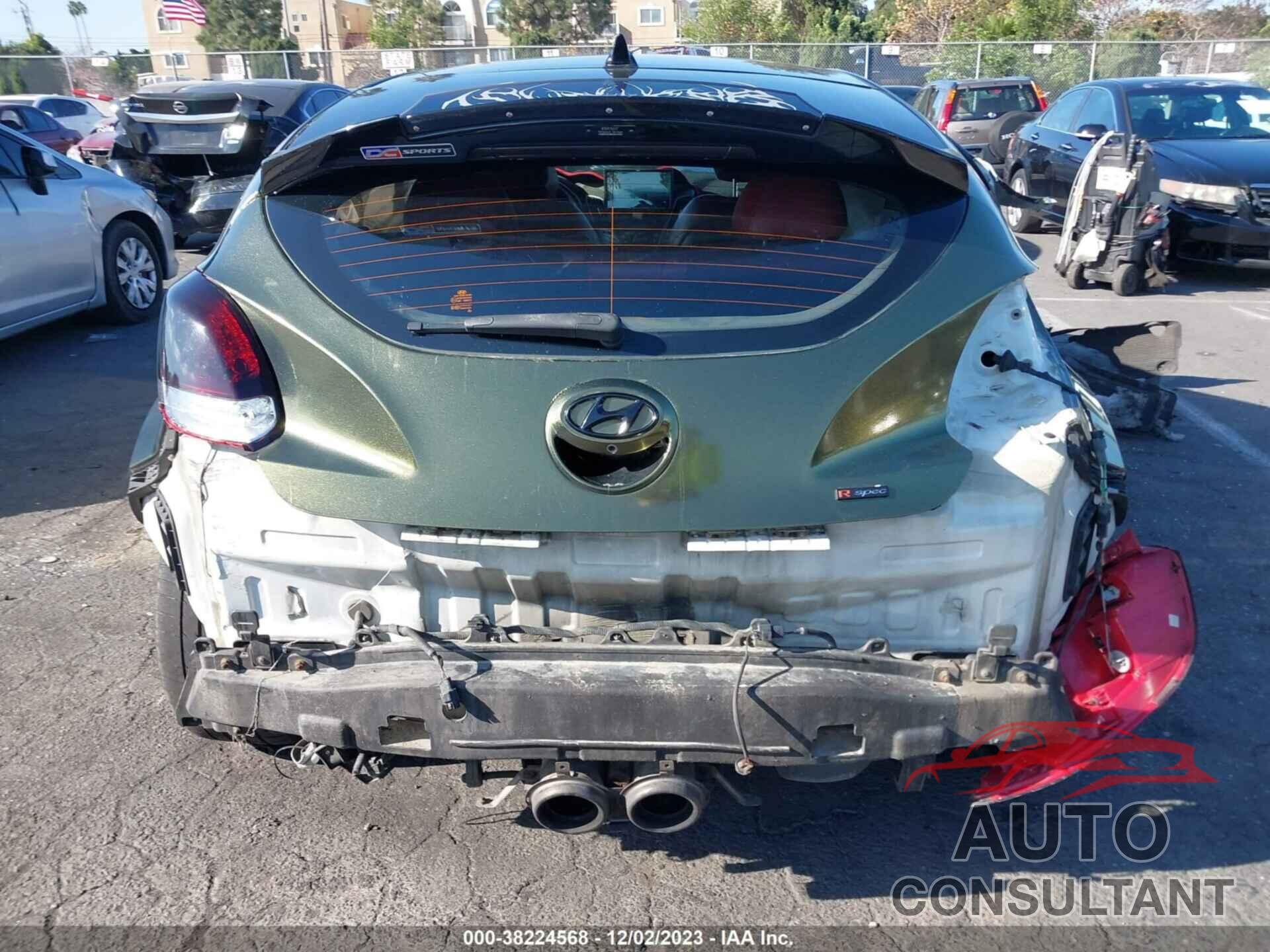 HYUNDAI VELOSTER 2016 - KMHTC6AE9GU265791