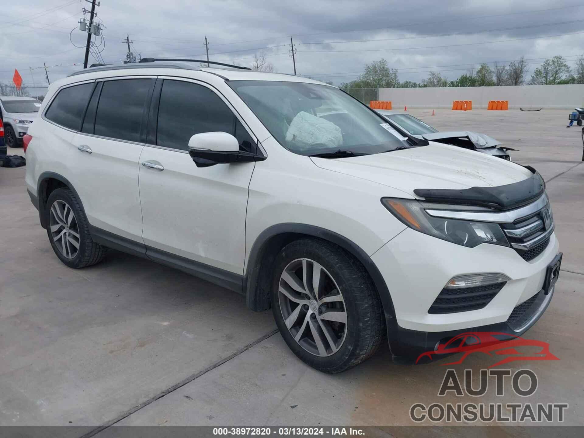 HONDA PILOT 2016 - 5FNYF6H91GB090021