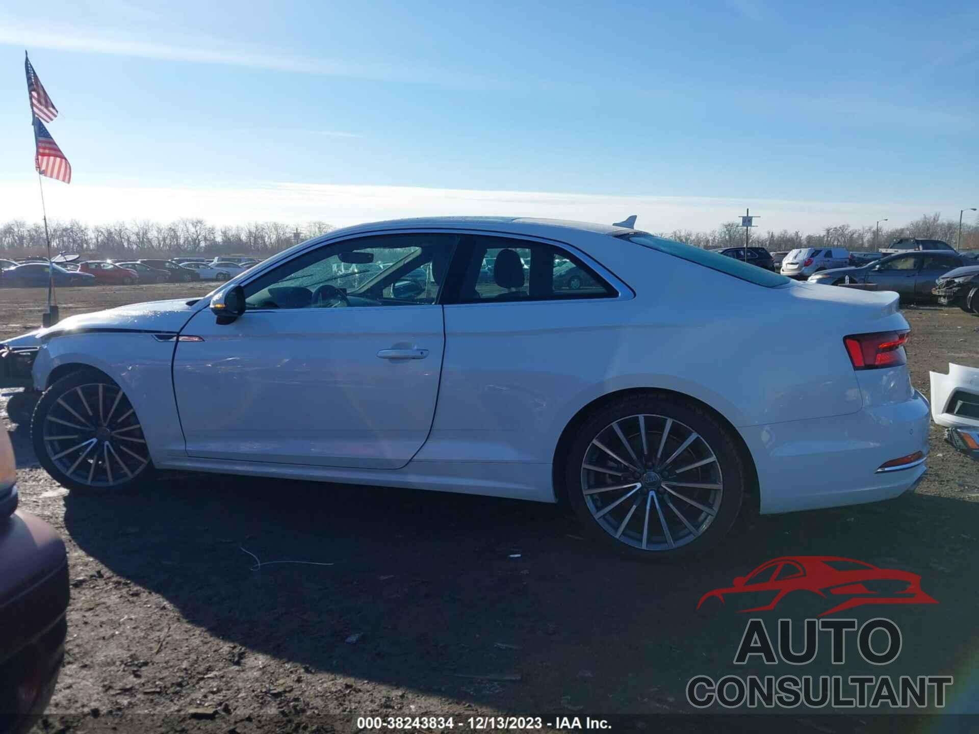 AUDI A5 2018 - WAURNAF54JA132057