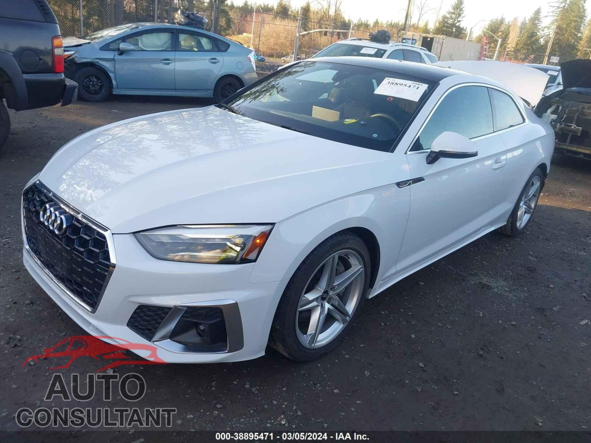 AUDI A5 2021 - WAUSAAF52MA028409