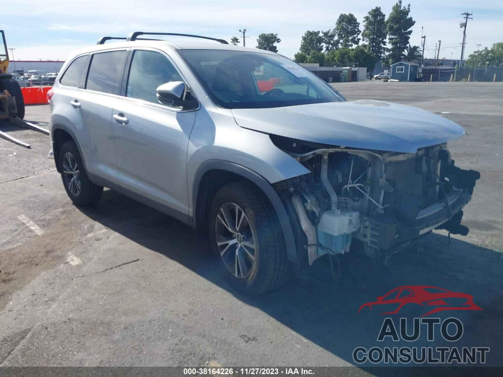 TOYOTA HIGHLANDER 2019 - 5TDZZRFH9KS332064
