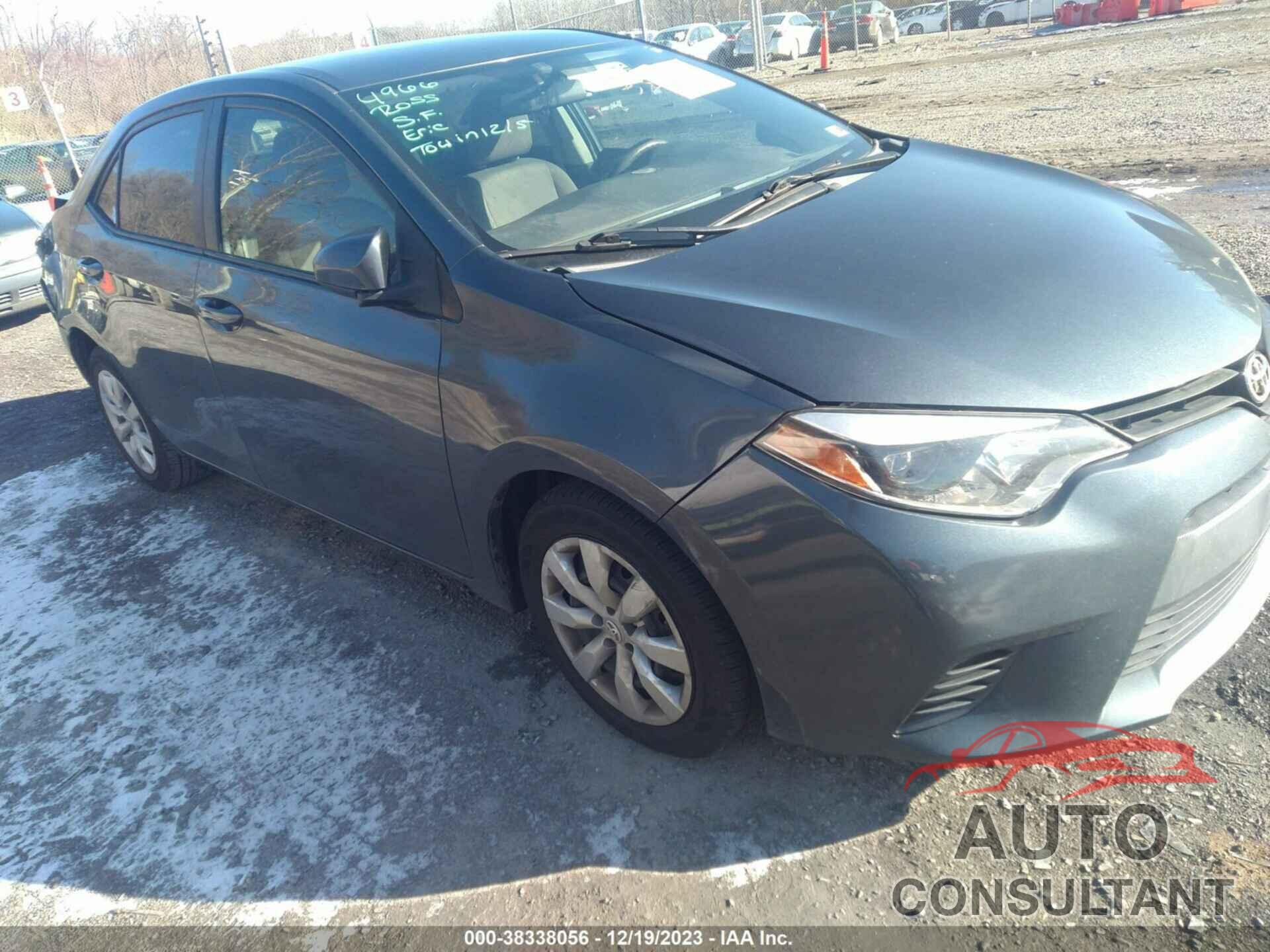 TOYOTA COROLLA 2016 - 5YFBURHE8GP462873
