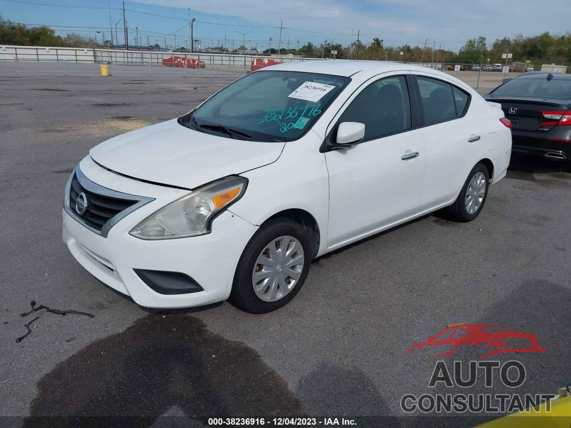 NISSAN VERSA 2016 - 3N1CN7AP9GL862863