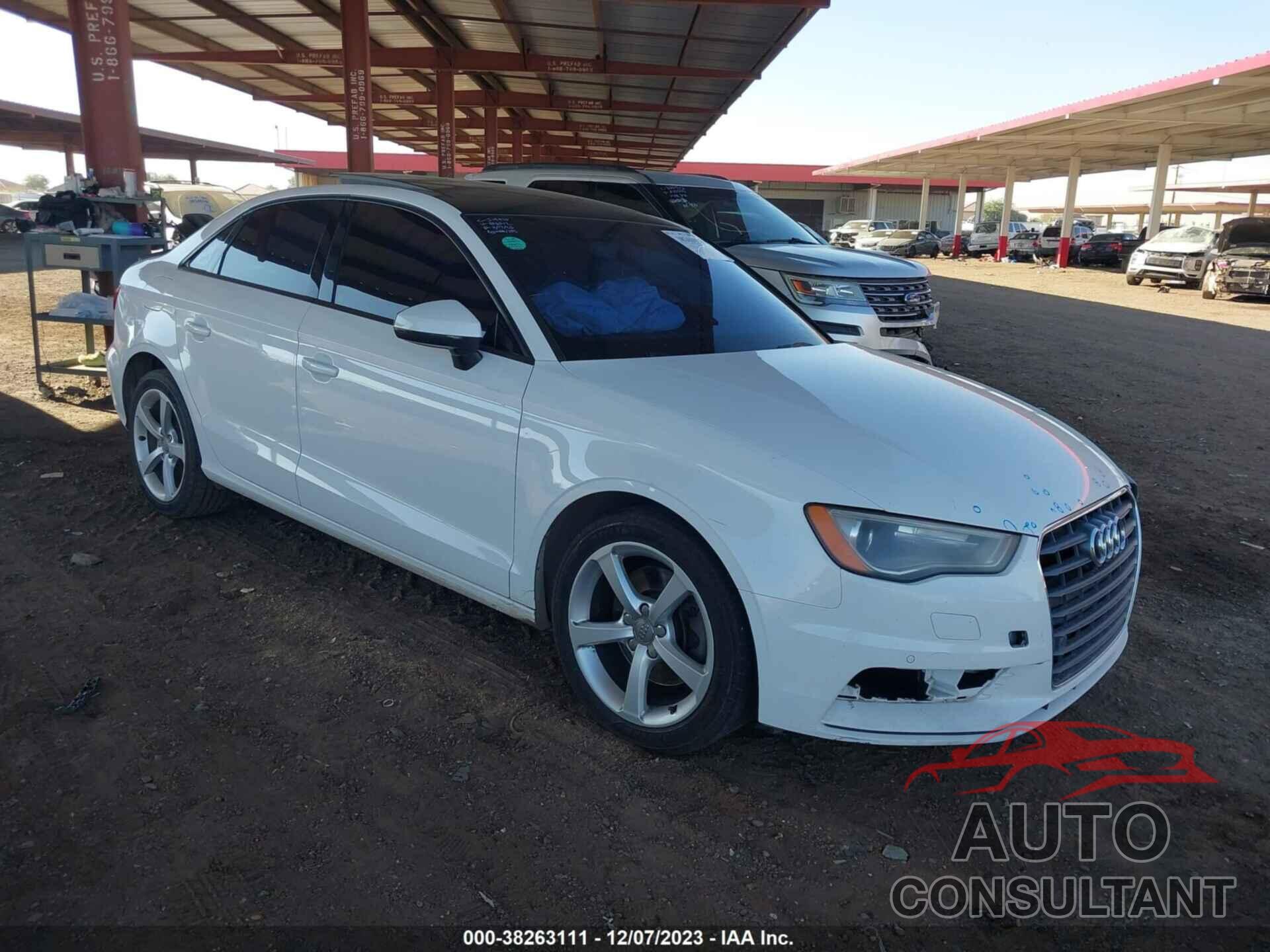 AUDI A3 2016 - WAUA7GFF1G1054512