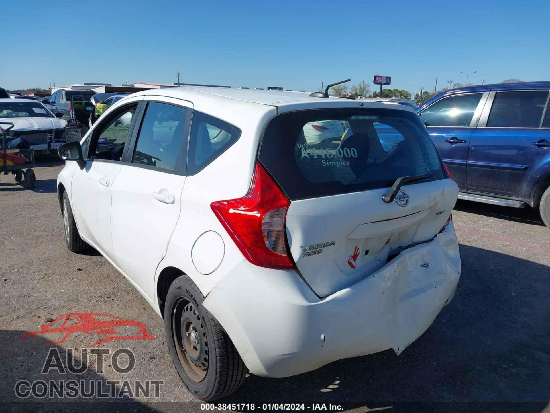 NISSAN VERSA NOTE 2016 - 3N1CE2CP9GL391815