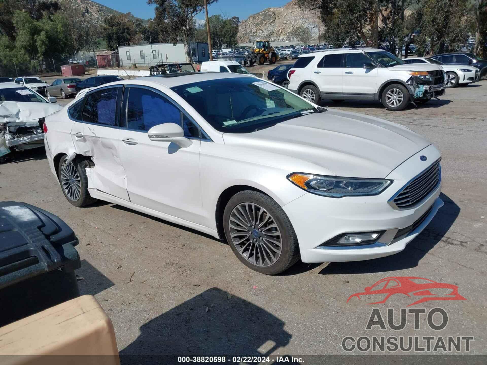 FORD FUSION 2017 - 3FA6P0K98HR187507