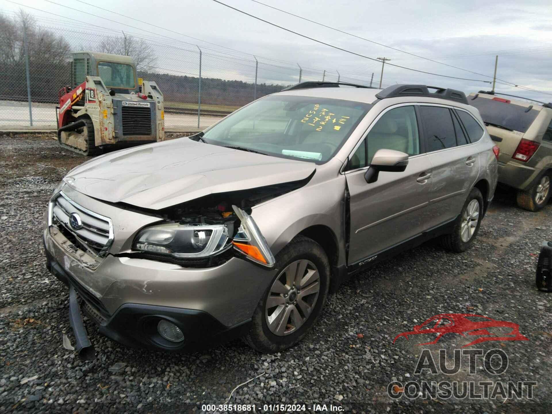 SUBARU OUTBACK 2017 - 4S4BSAFC4H3364051