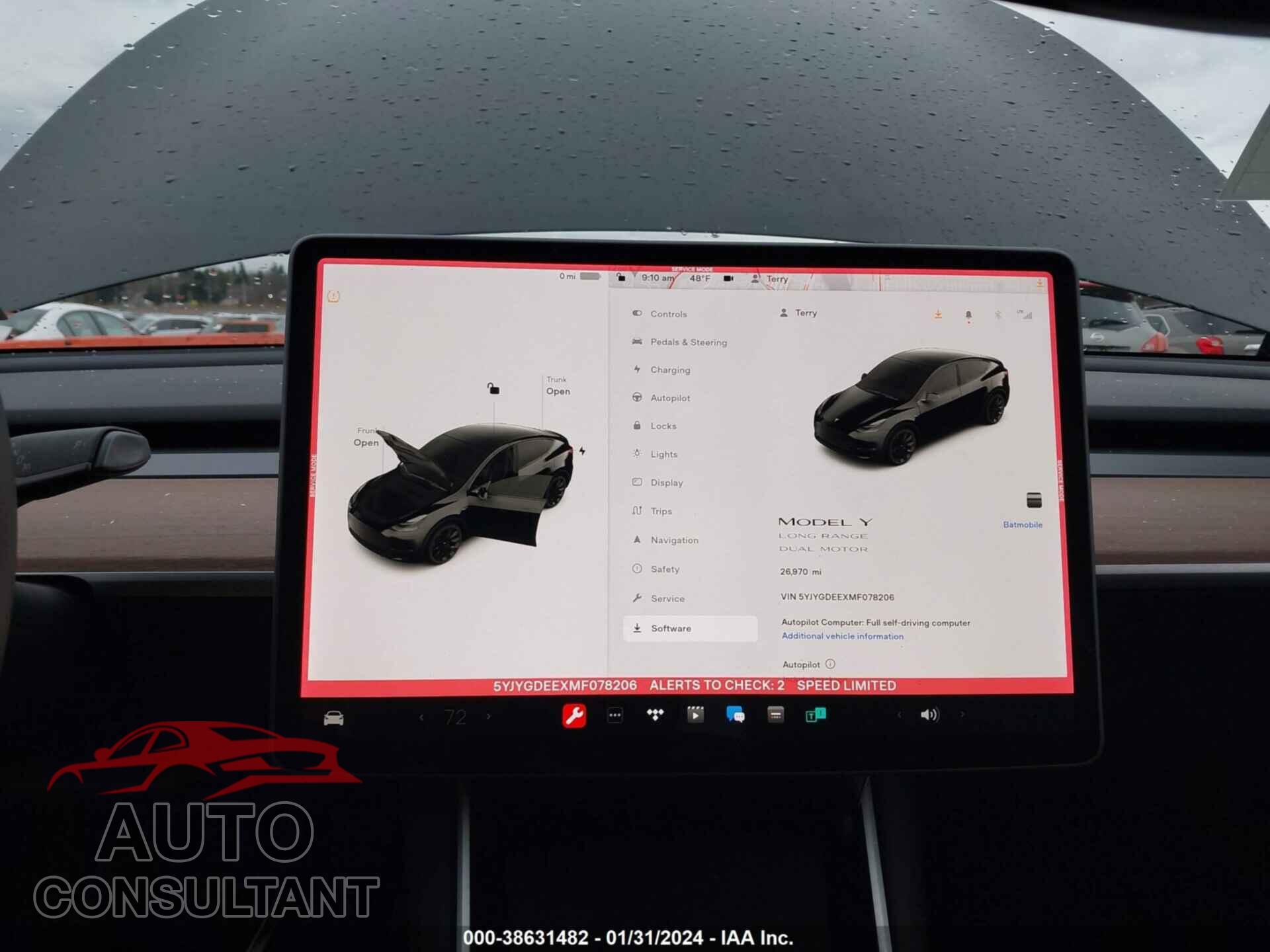 TESLA MODEL Y 2021 - 5YJYGDEEXMF078206