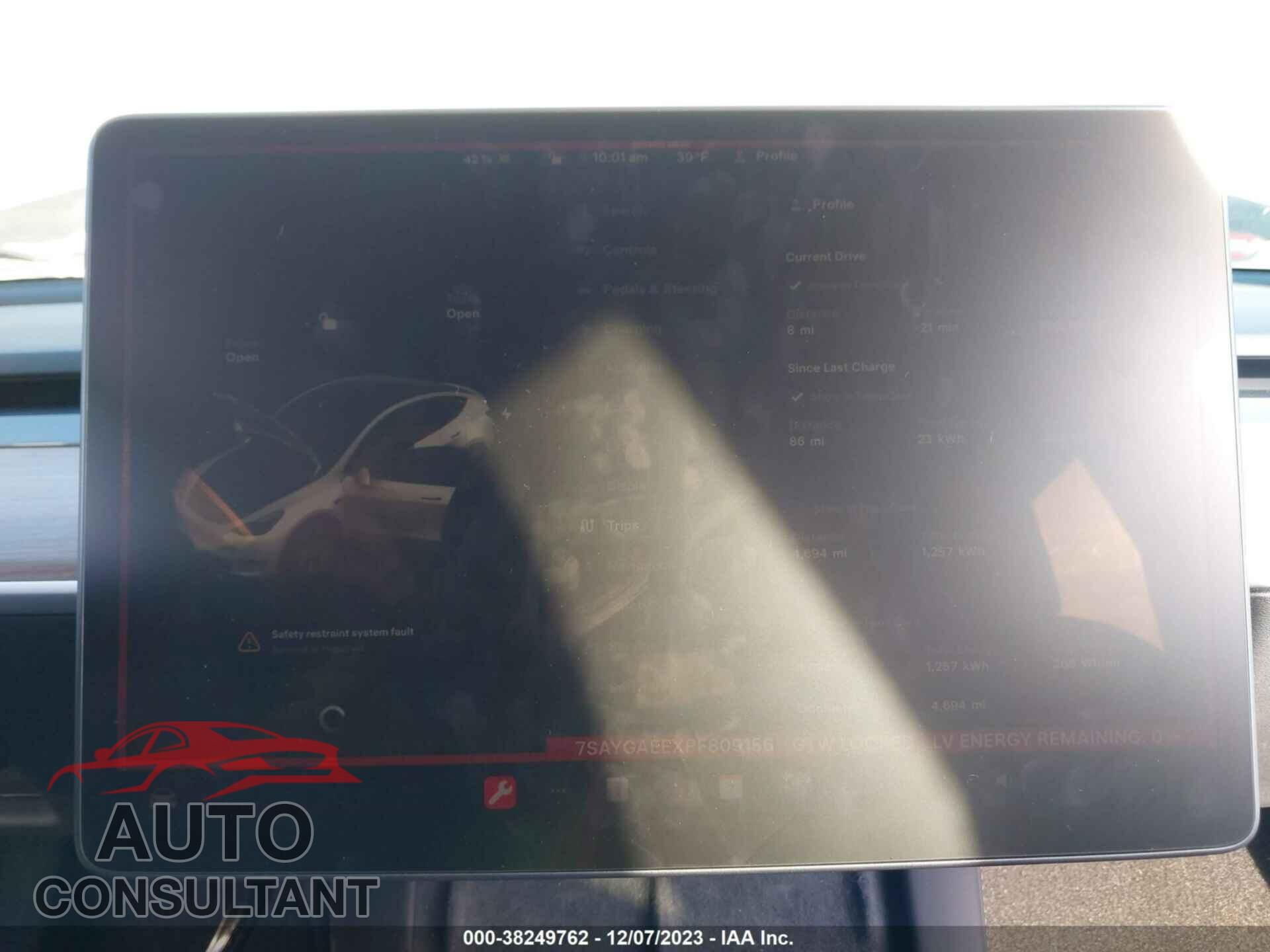 TESLA MODEL Y 2023 - 7SAYGAEEXPF809156
