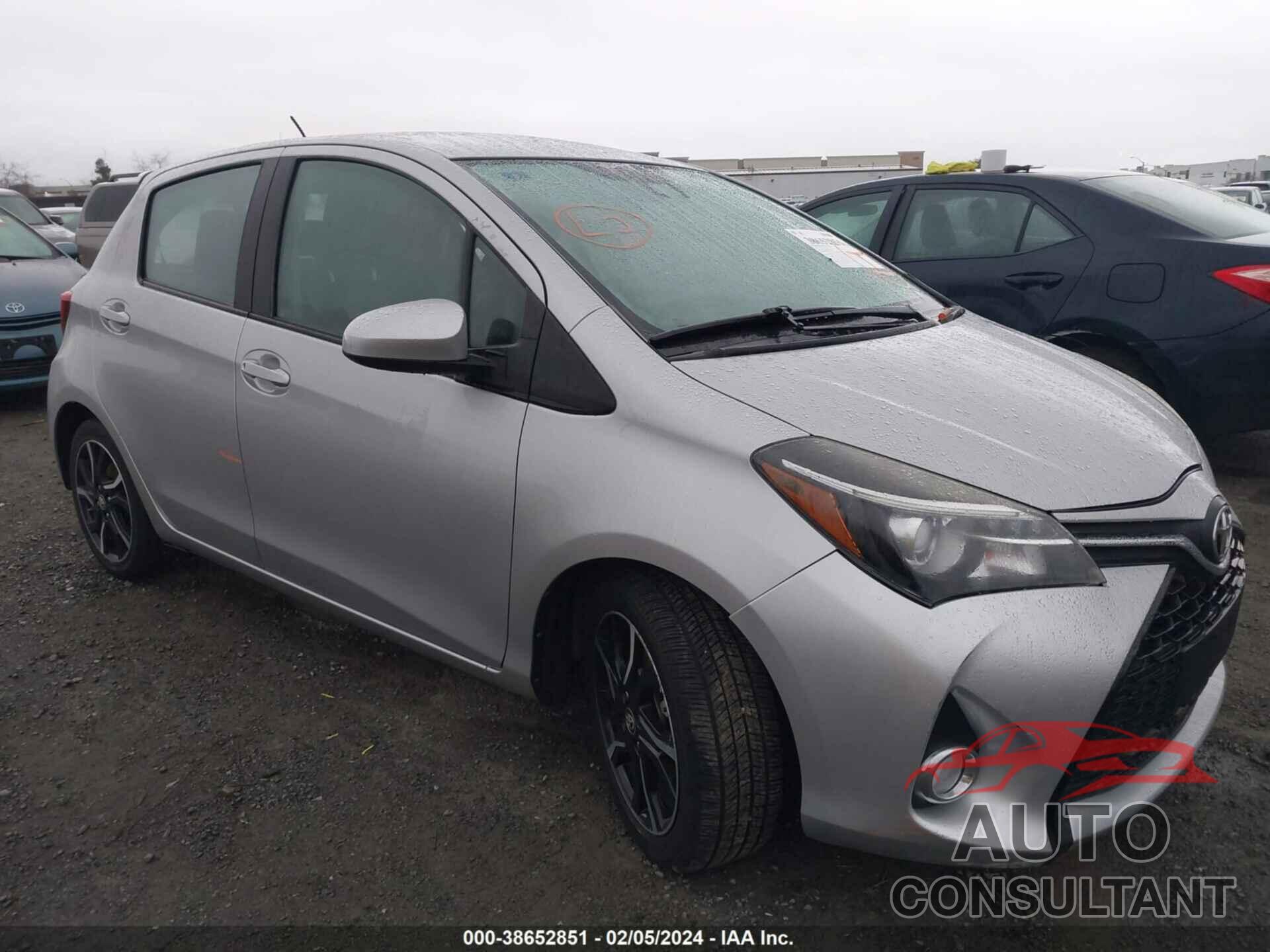 TOYOTA YARIS 2017 - VNKKTUD35HA074149