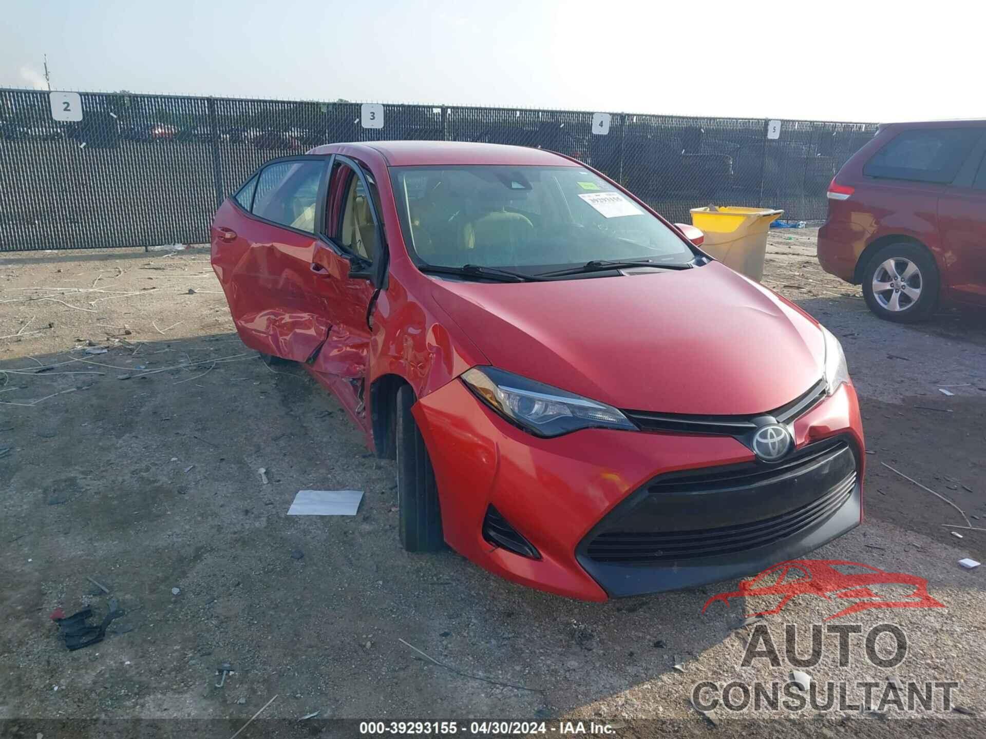 TOYOTA COROLLA 2017 - 2T1BURHE7HC842062
