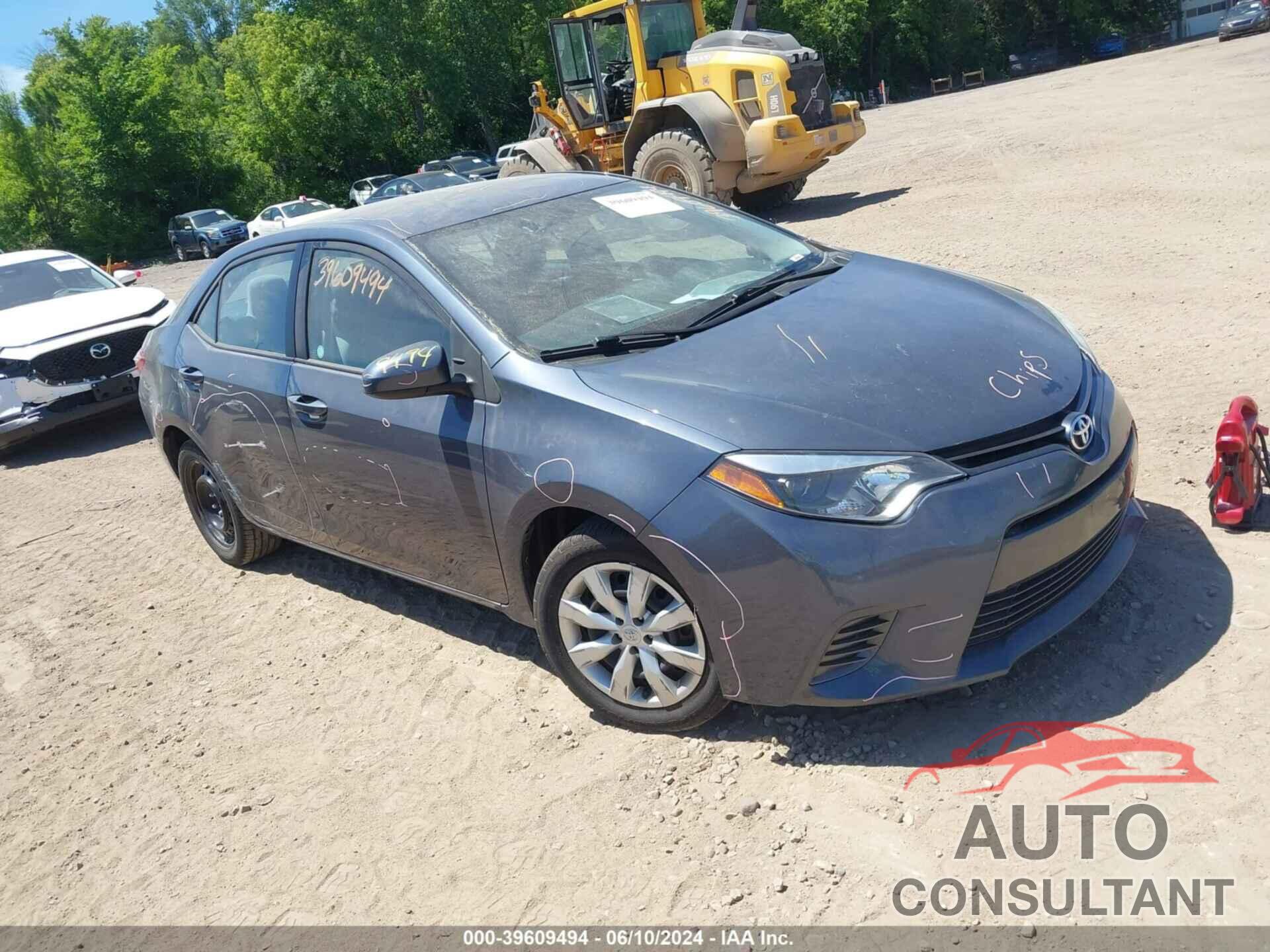 TOYOTA COROLLA 2016 - 5YFBURHE2GP433224