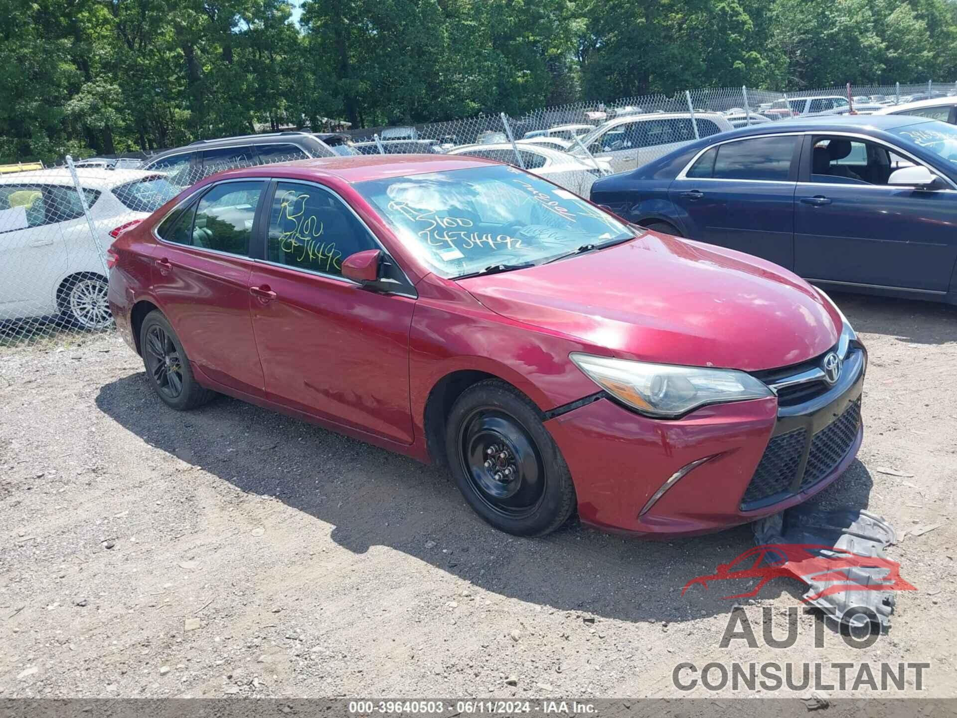 TOYOTA CAMRY 2016 - 4T1BF1FK9GU538927