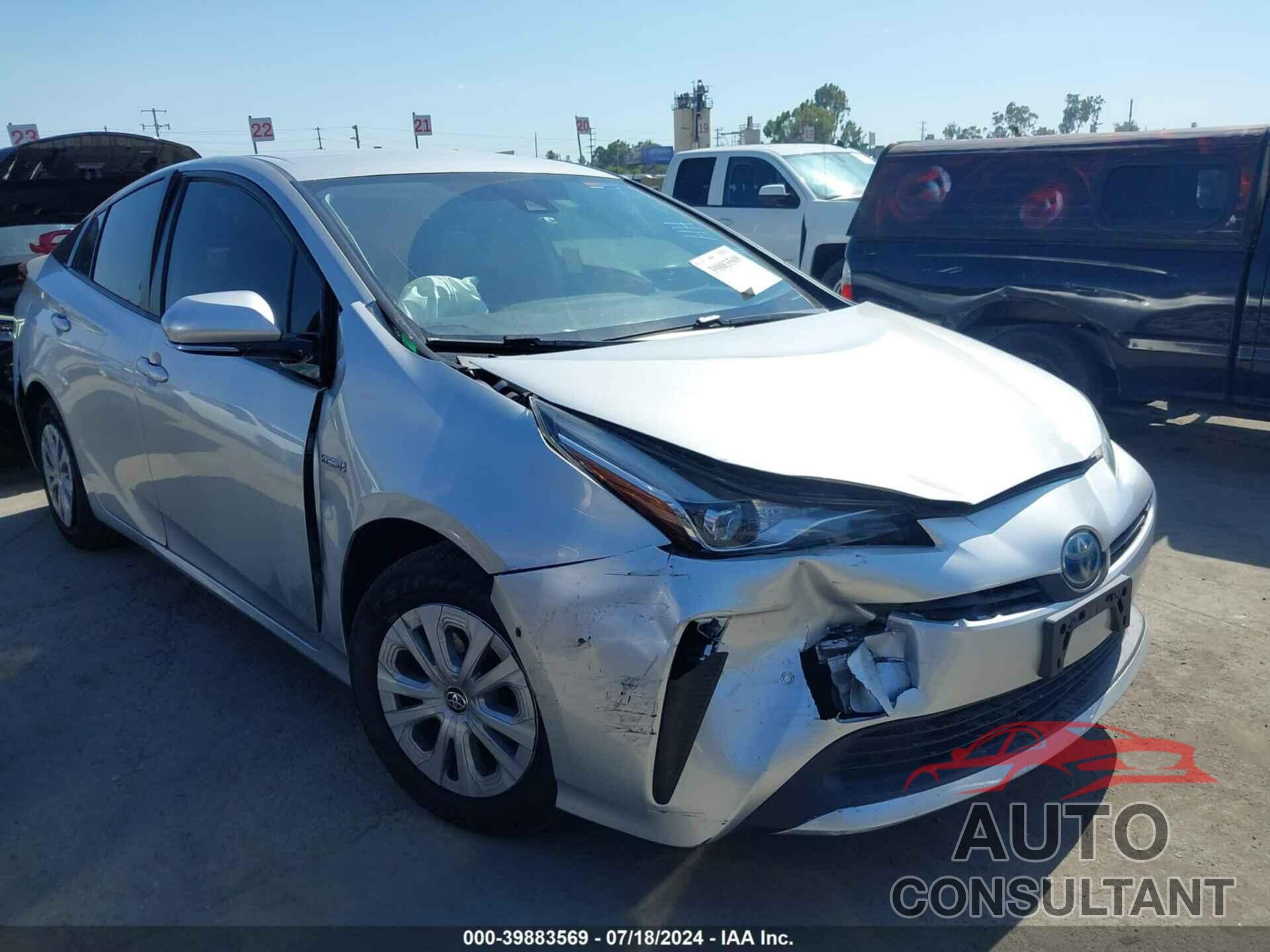 TOYOTA PRIUS 2019 - JTDKARFU9K3085605