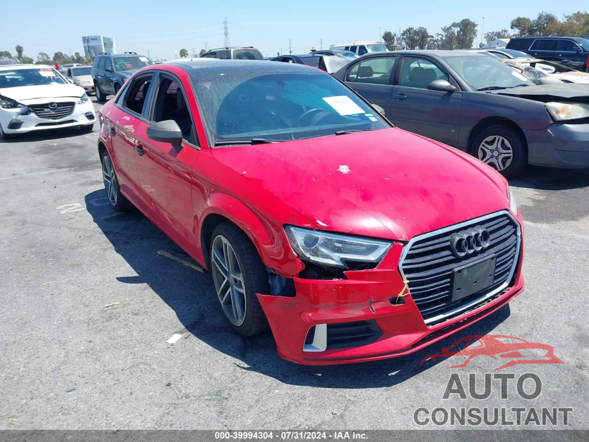 AUDI A3 2018 - WAUAUGFF8J1030725