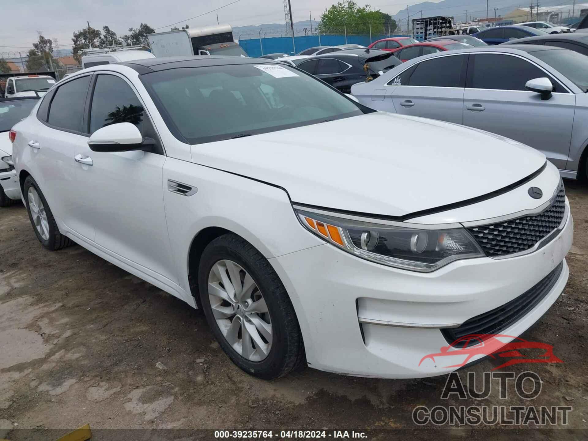 KIA OPTIMA 2016 - 5XXGU4L33GG119105