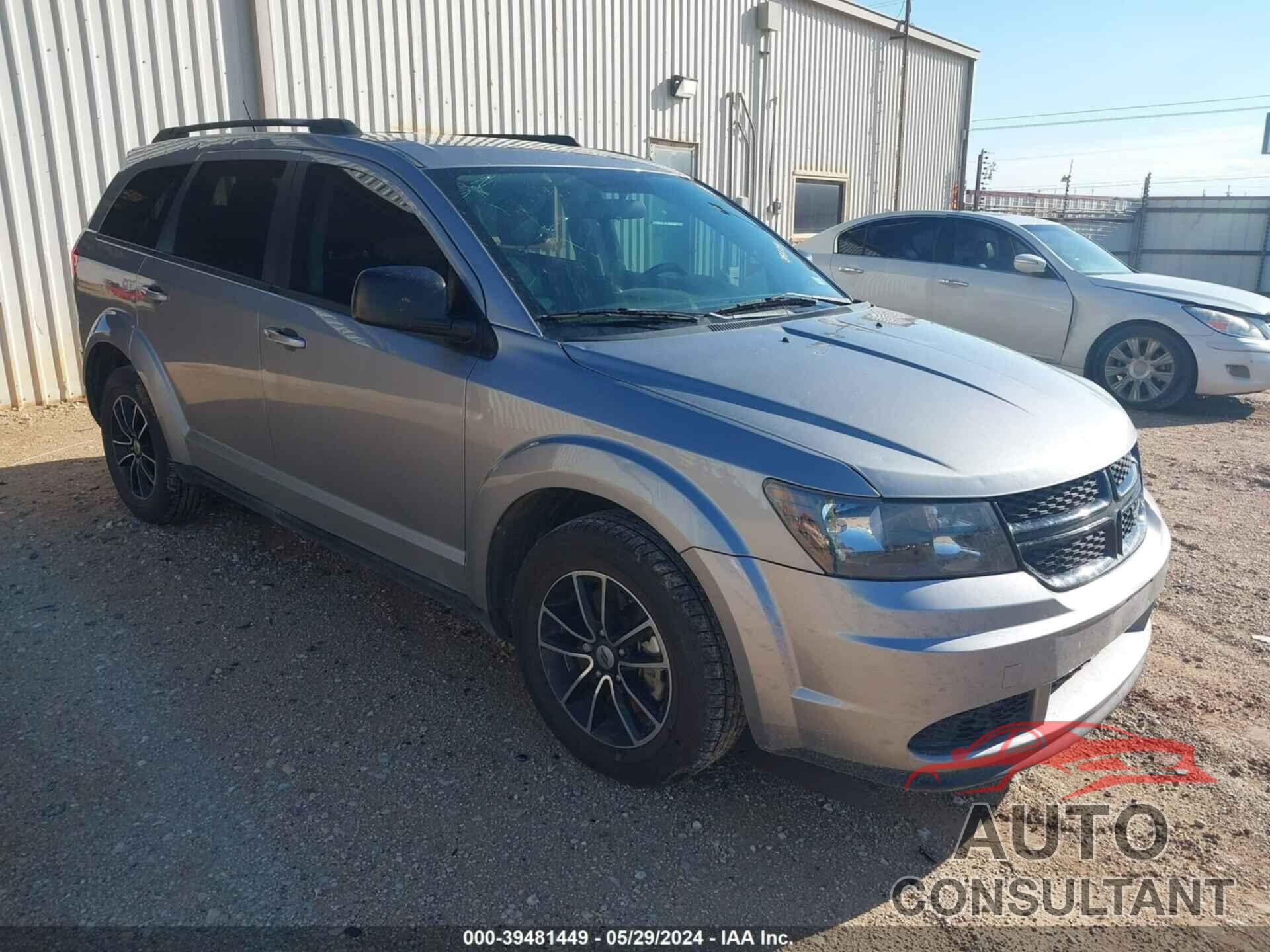 DODGE JOURNEY 2018 - 3C4PDCAB2JT269402