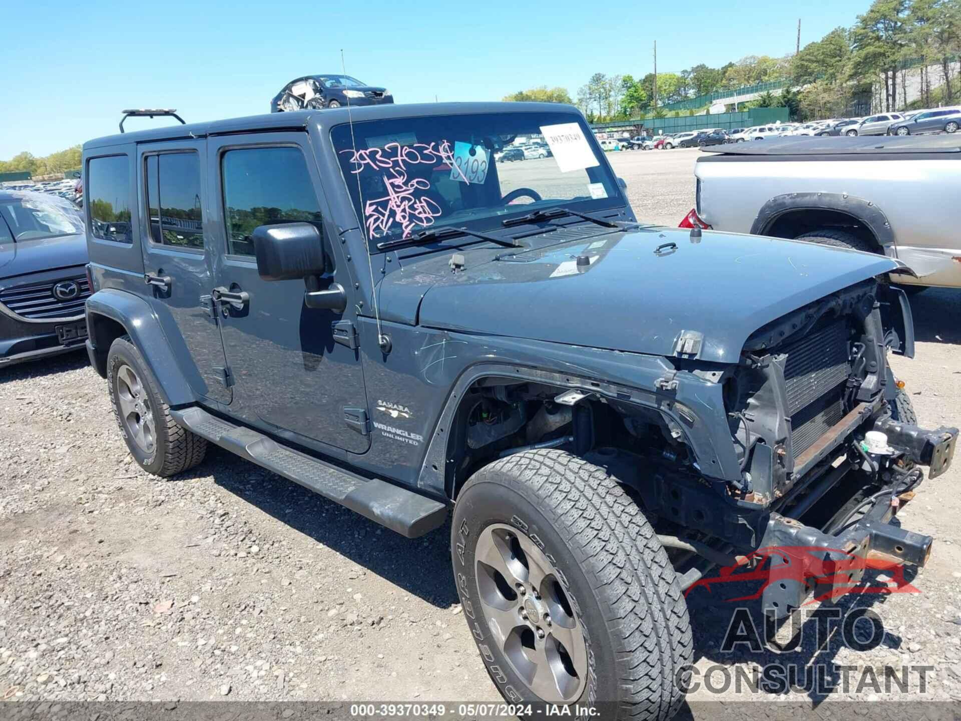 JEEP WRANGLER UNLIMITED 2017 - 1C4HJWEG9HL737765