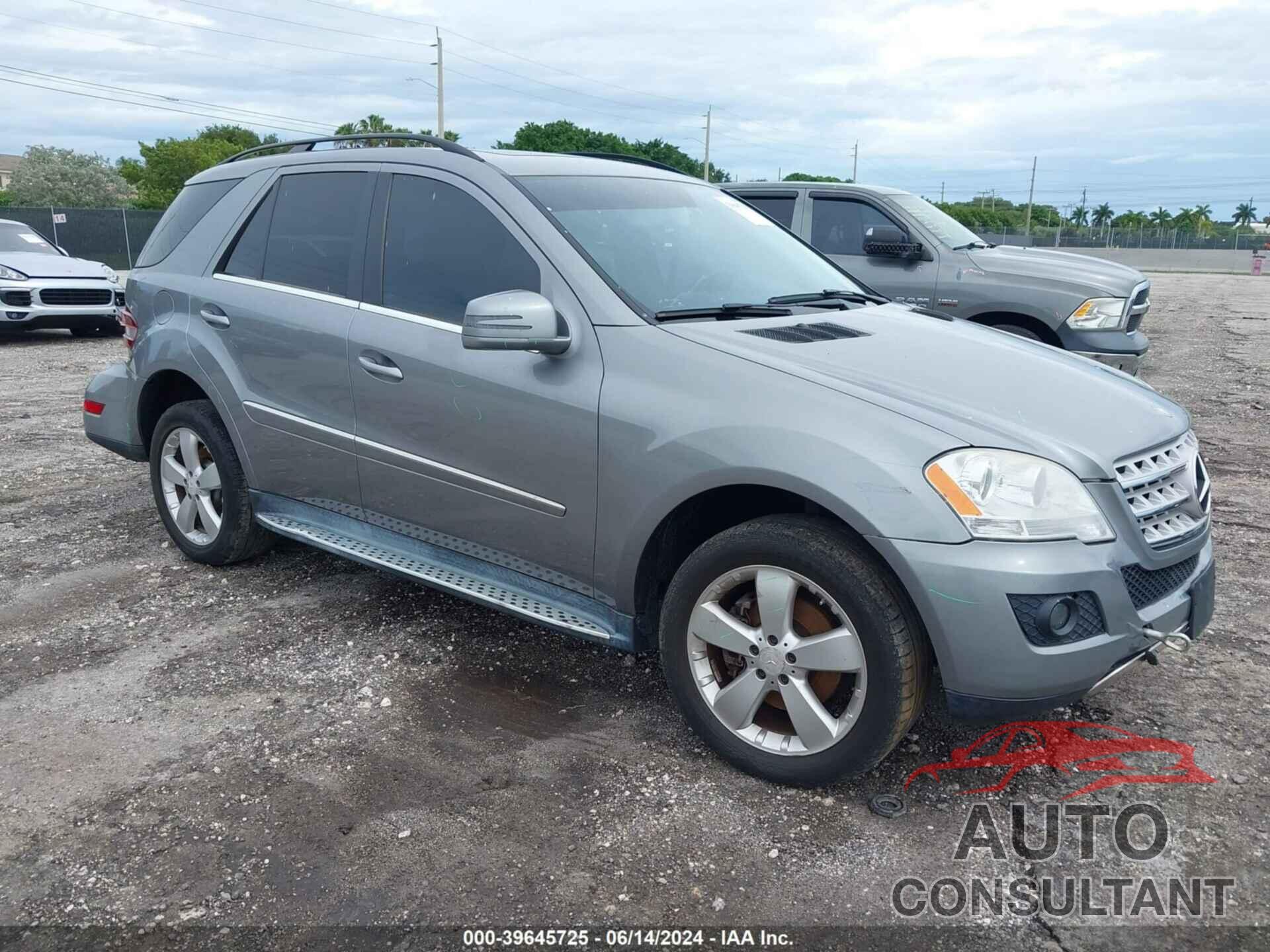 MERCEDES-BENZ ML 350 2011 - 4JGBB8GB7BA681016