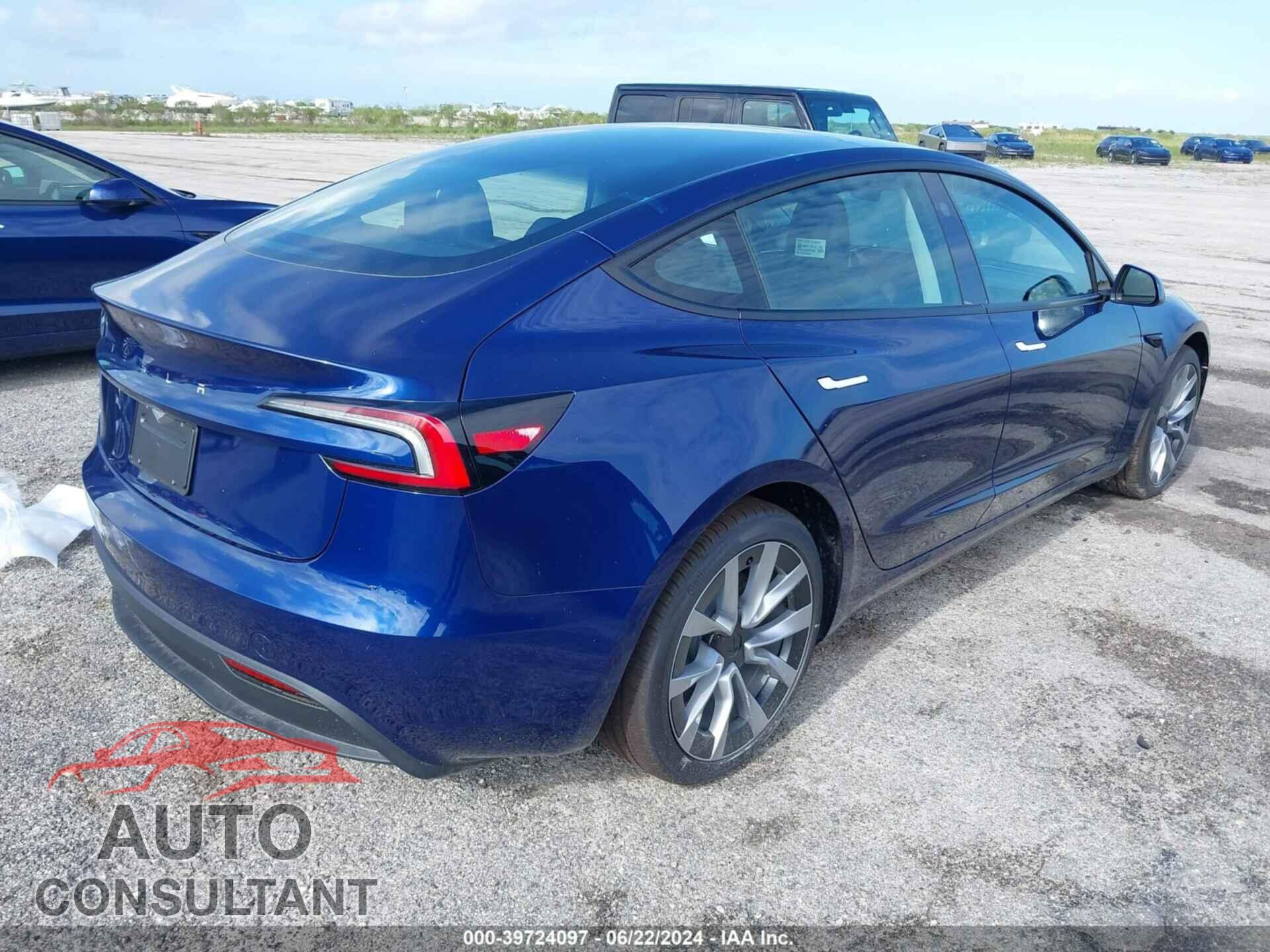 TESLA MODEL 3 2024 - 5YJ3E1EA7RF750726