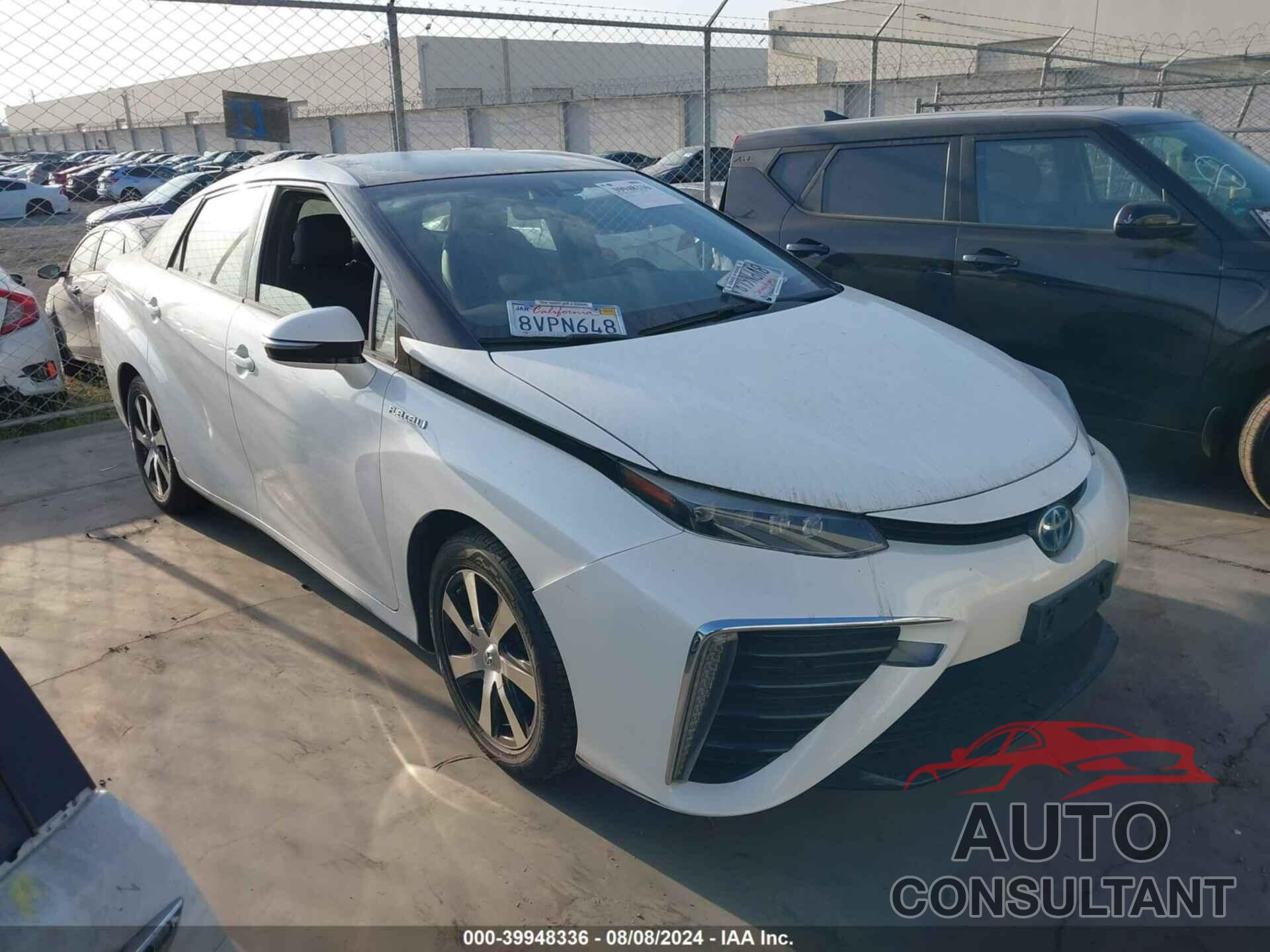 TOYOTA MIRAI 2017 - JTDBVRBD9HA003631
