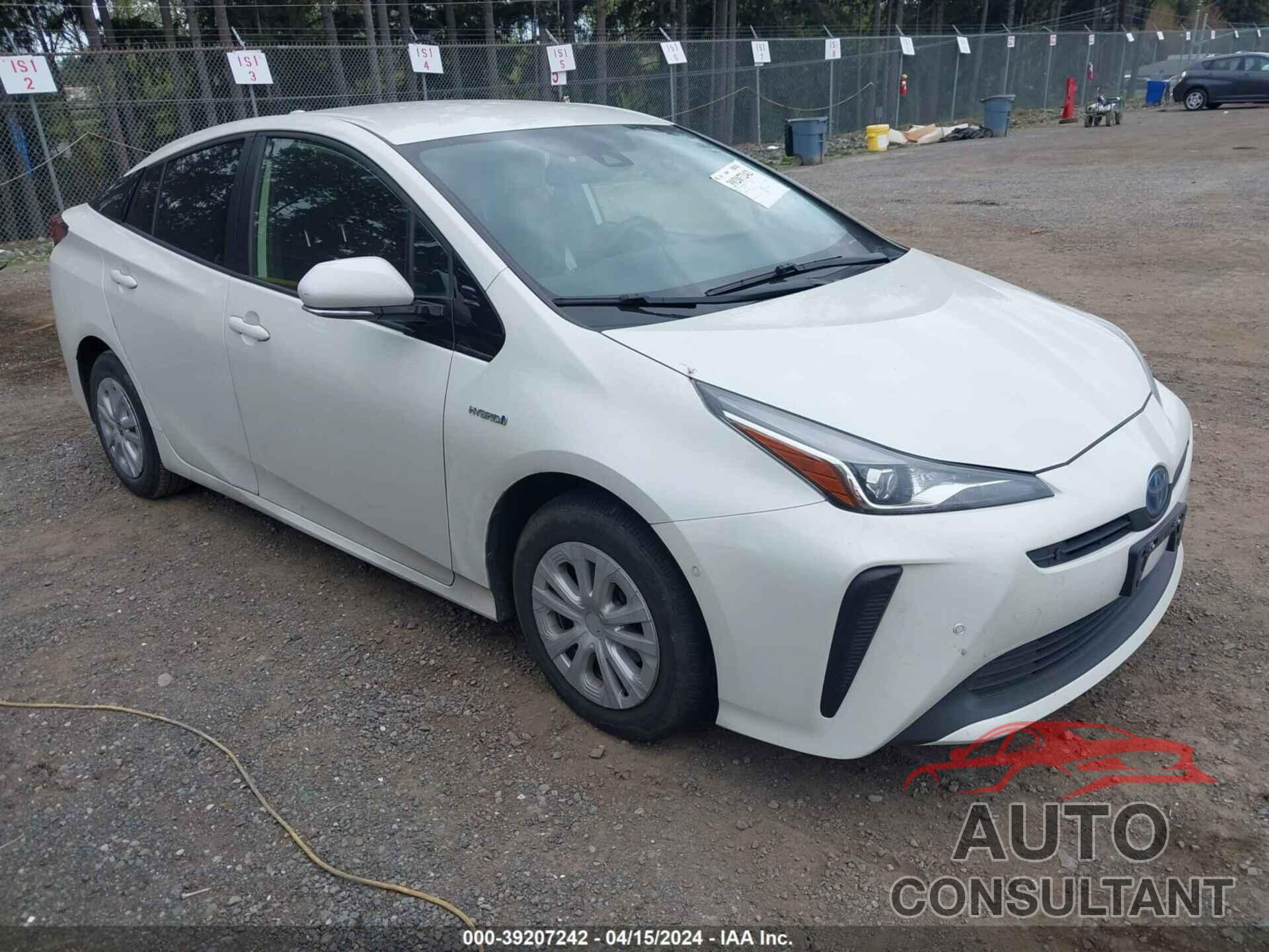 TOYOTA PRIUS 2020 - JTDKARFU8L3119664