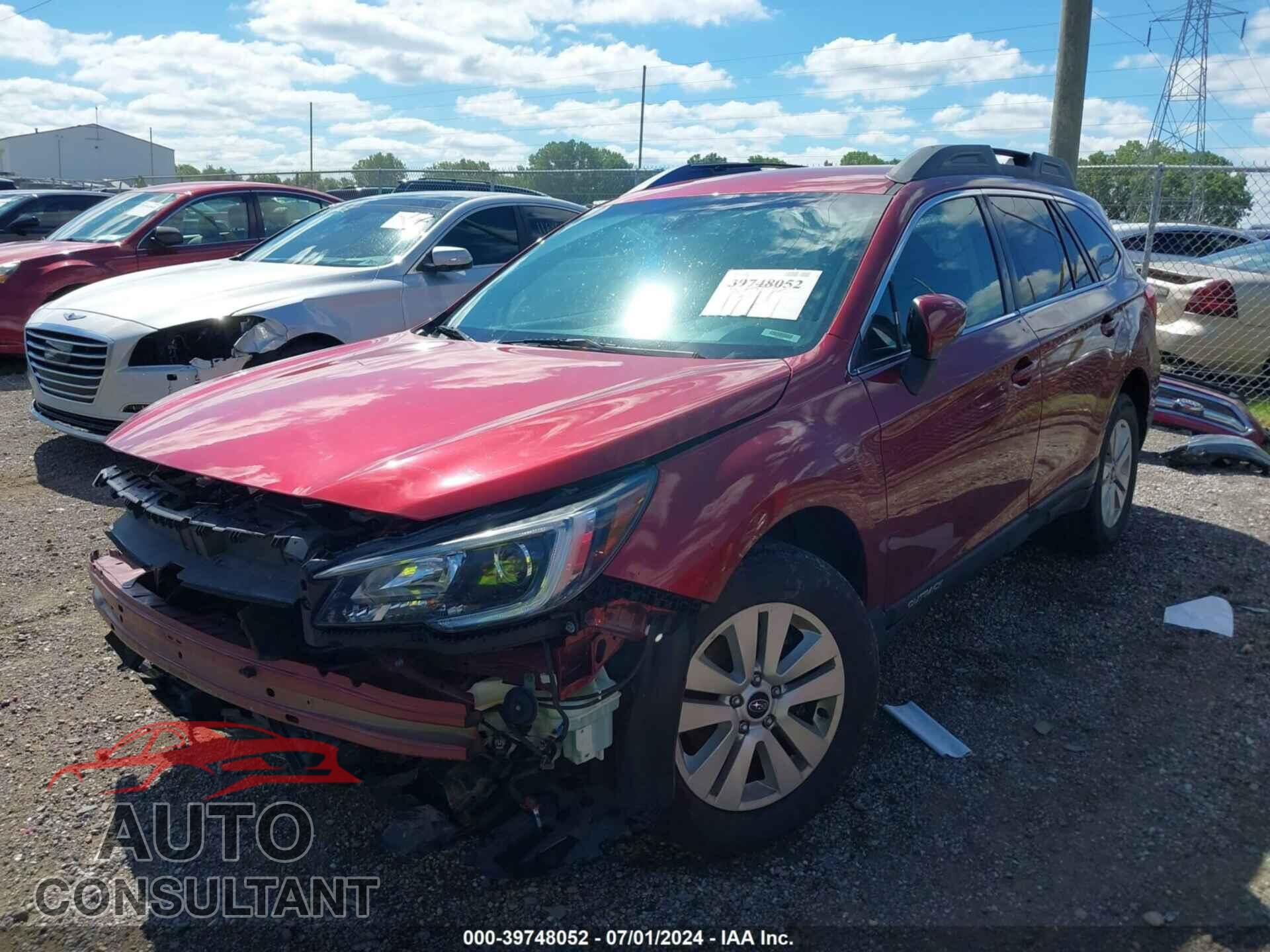 SUBARU OUTBACK 2019 - 4S4BSAFCXK3290366