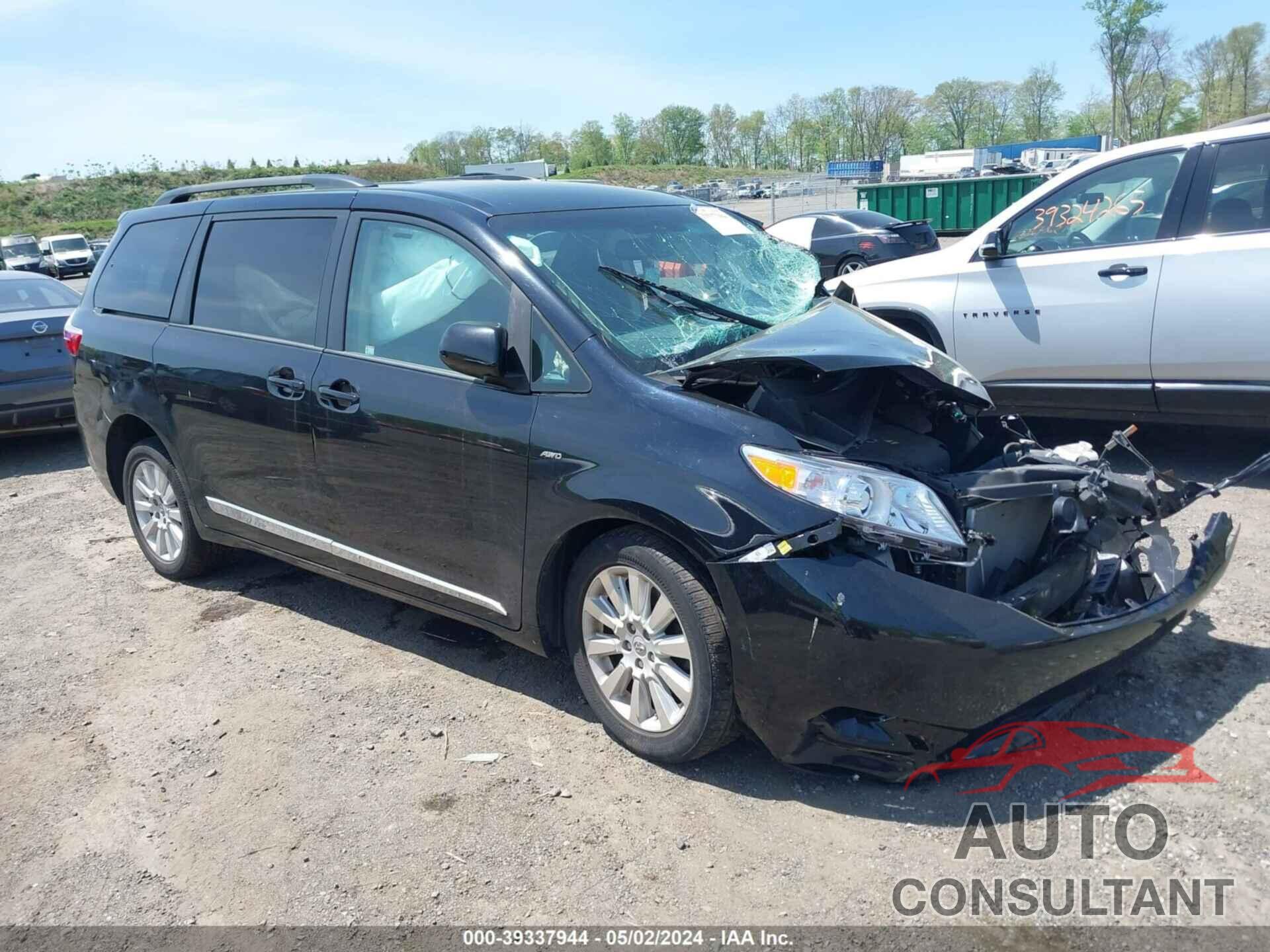 TOYOTA SIENNA 2016 - 5TDJK3DC8GS132984