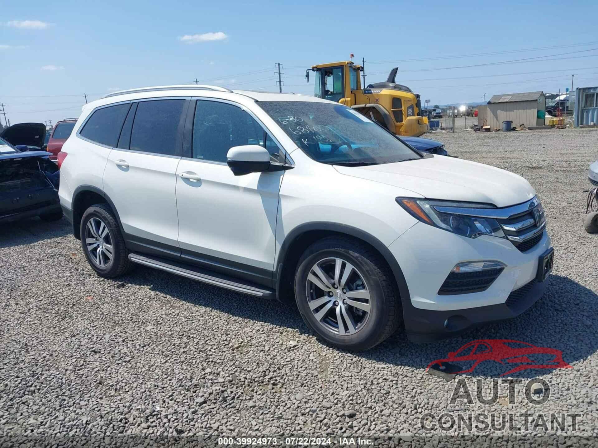 HONDA PILOT 2017 - 5FNYF6H65HB075724