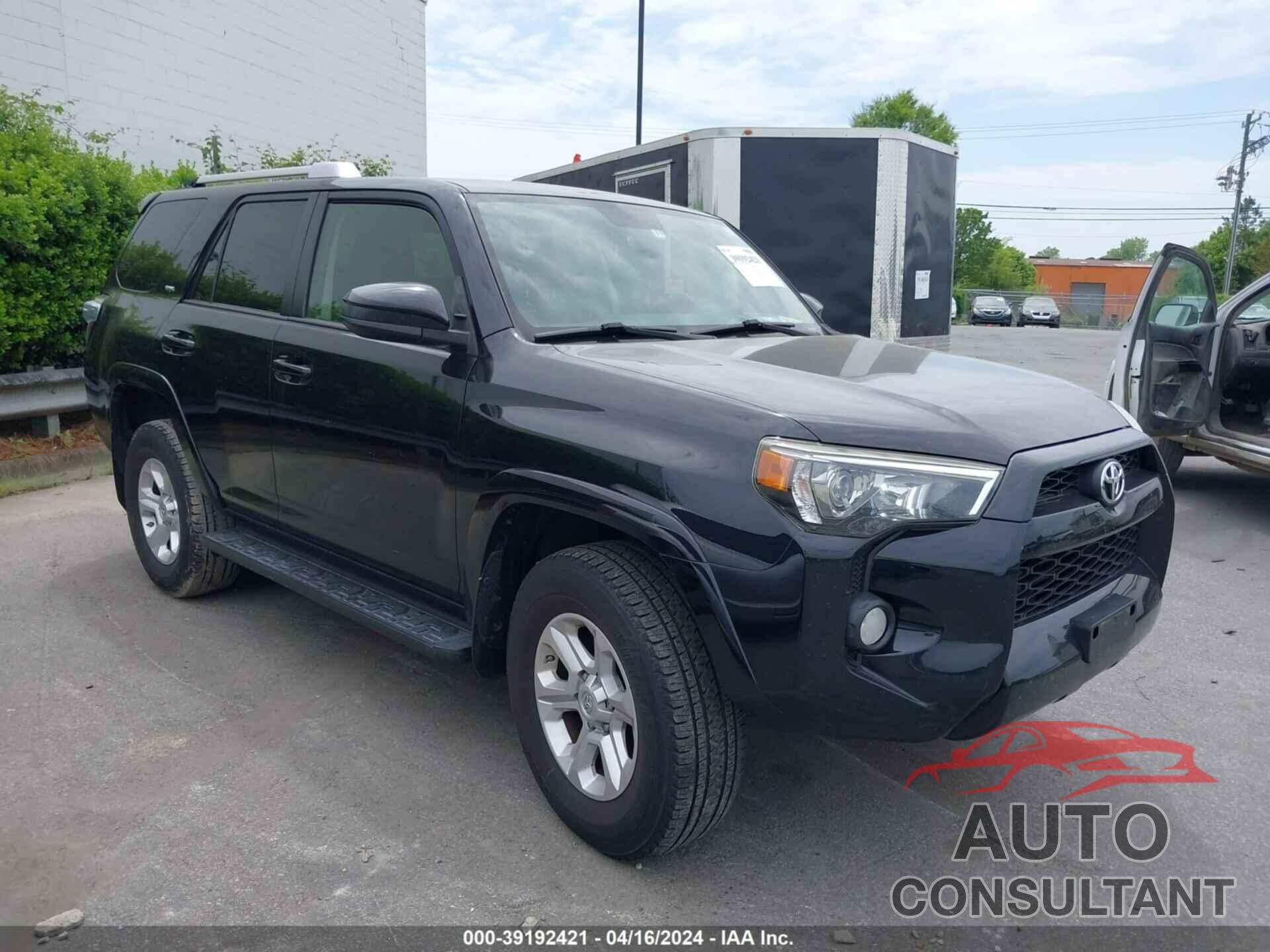 TOYOTA 4RUNNER 2016 - JTEBU5JR1G5326373