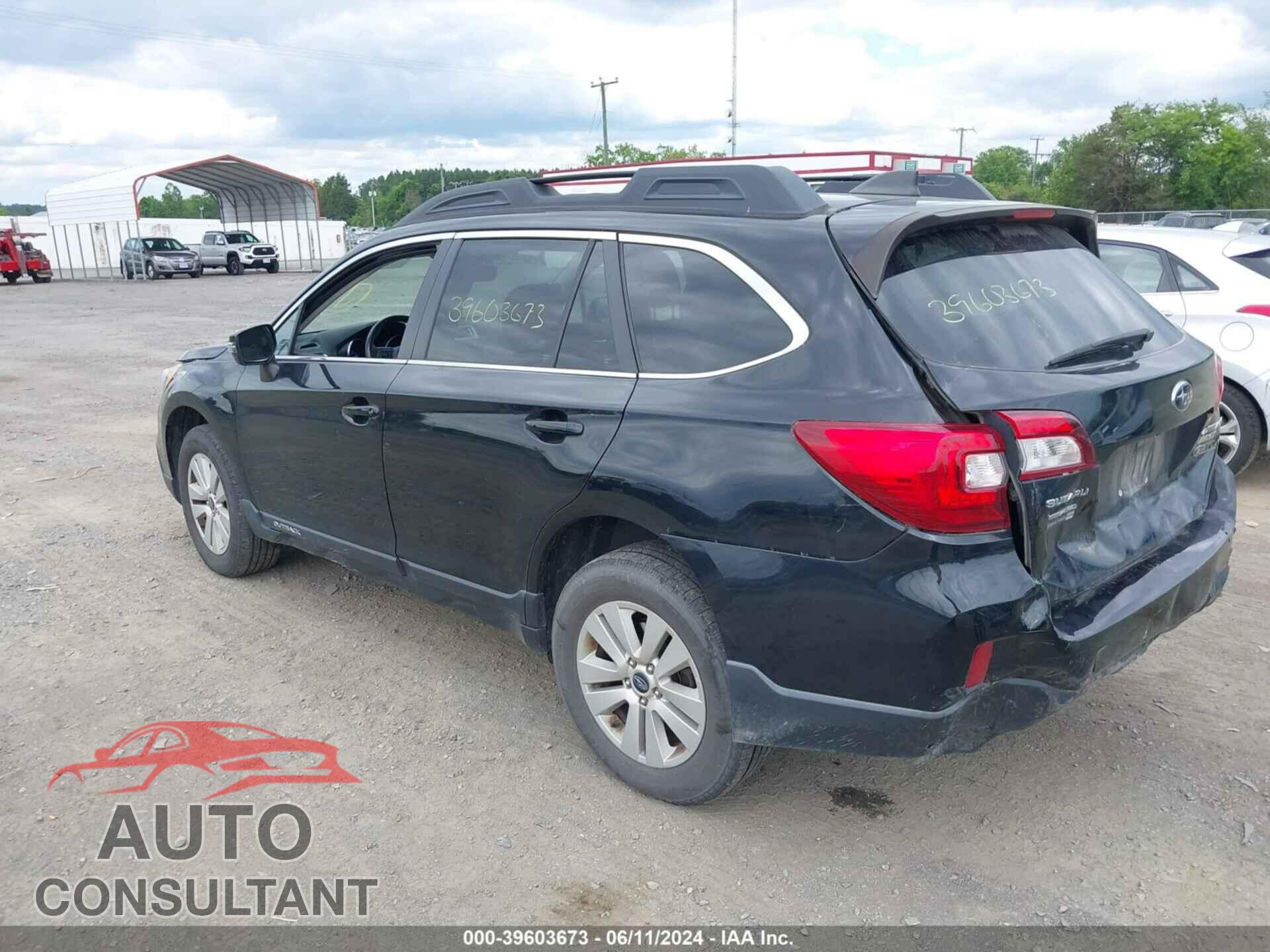 SUBARU OUTBACK 2017 - 4S4BSAFC6H3240444