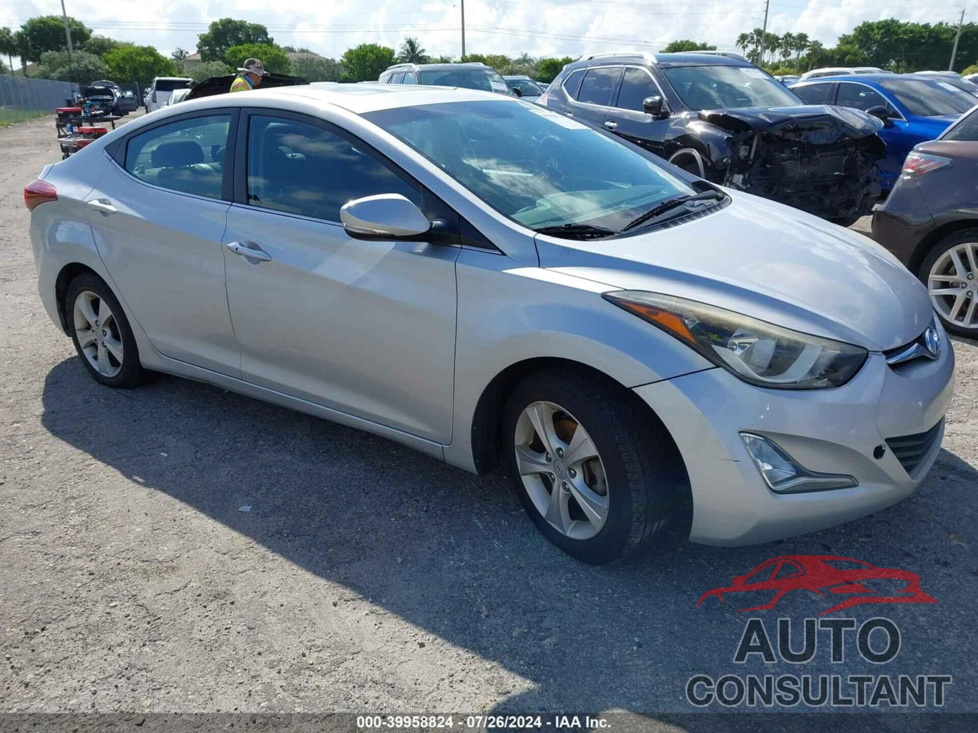 HYUNDAI ELANTRA 2016 - KMHDH4AE7GU579336