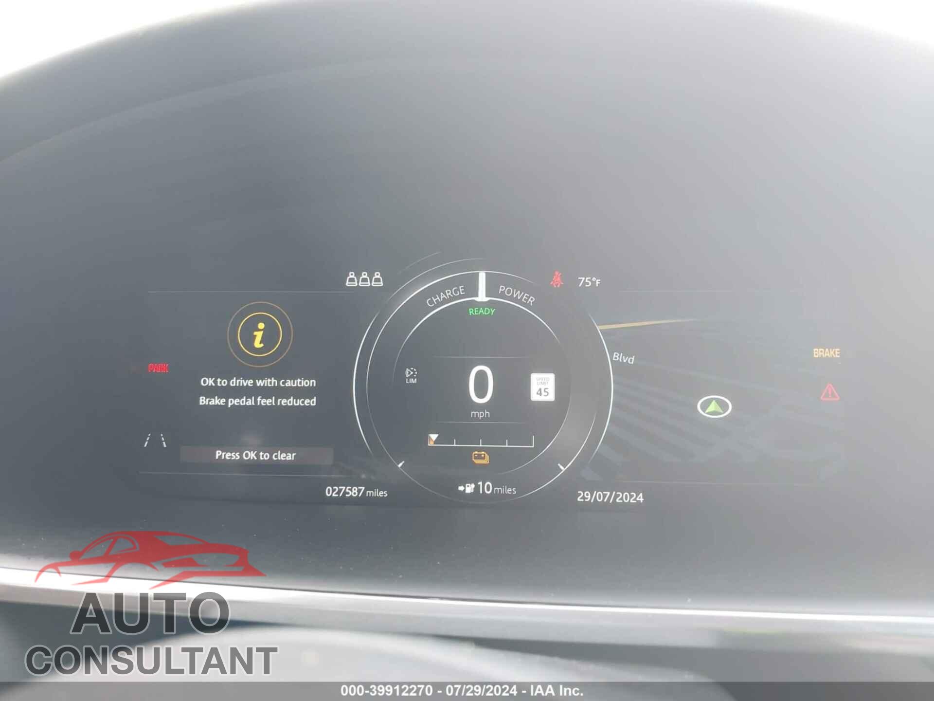 JAGUAR I-PACE 2019 - SADHD2S15K1F62215