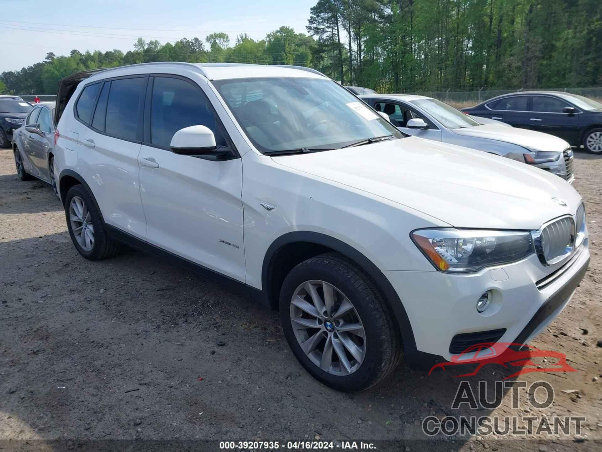 BMW X3 2017 - 5UXWX9C3XH0W70519