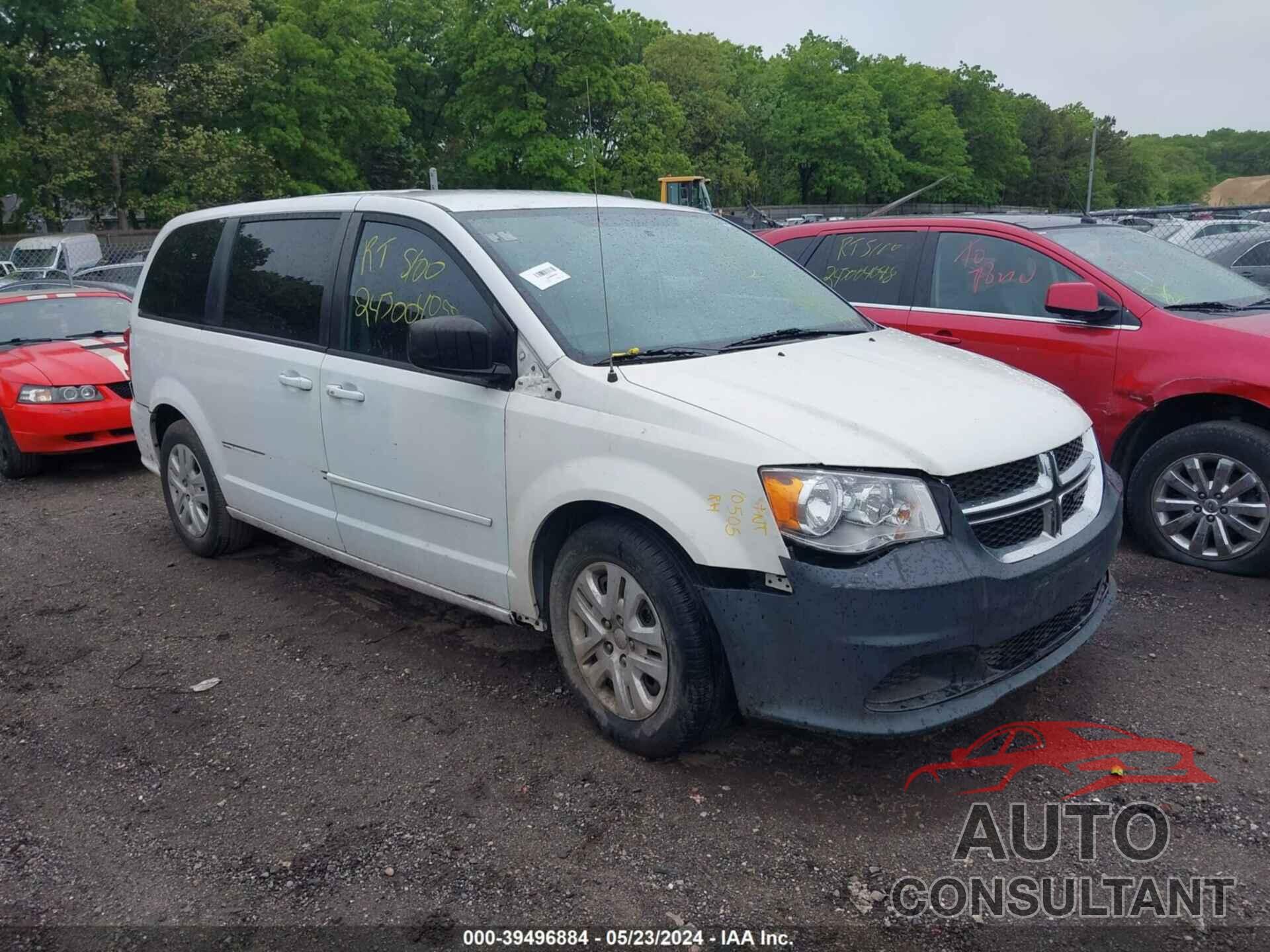 DODGE GRAND CARAVAN 2016 - 2C4RDGBG2GR388959