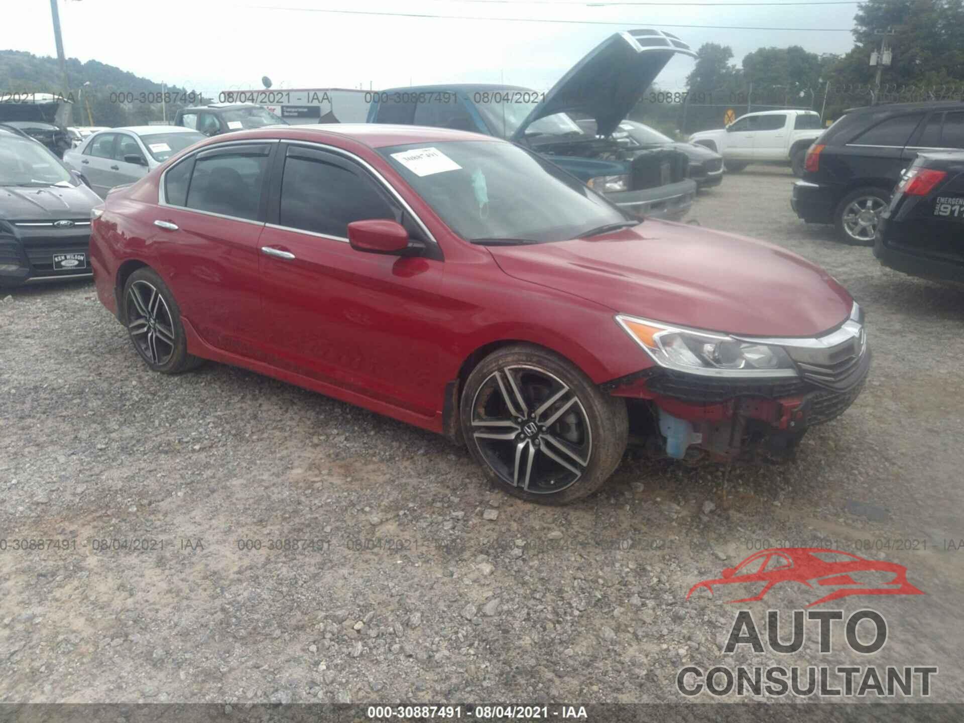 HONDA ACCORD SEDAN 2016 - 1HGCR2F51GA103676